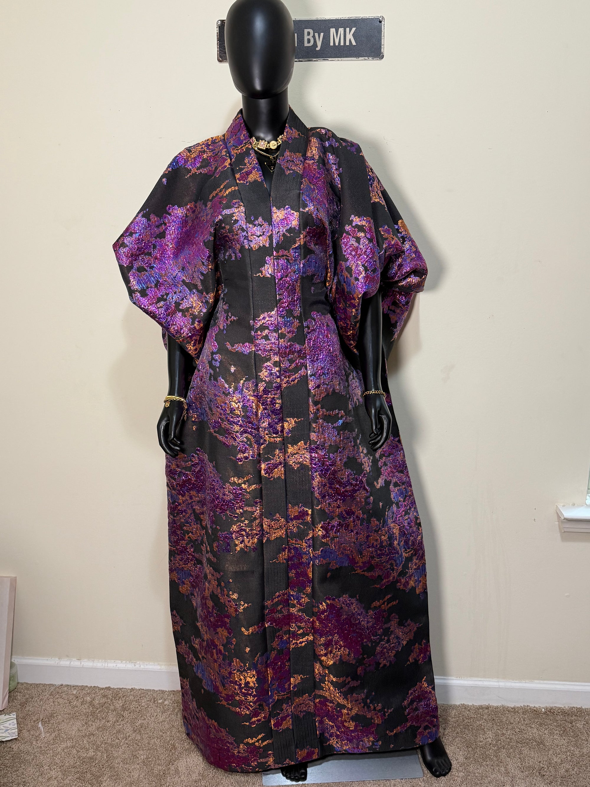 SADE LUXURY AFRICAN READY TO WEAR BUBU BOUBOU KAFTAN KIMONO DRESS