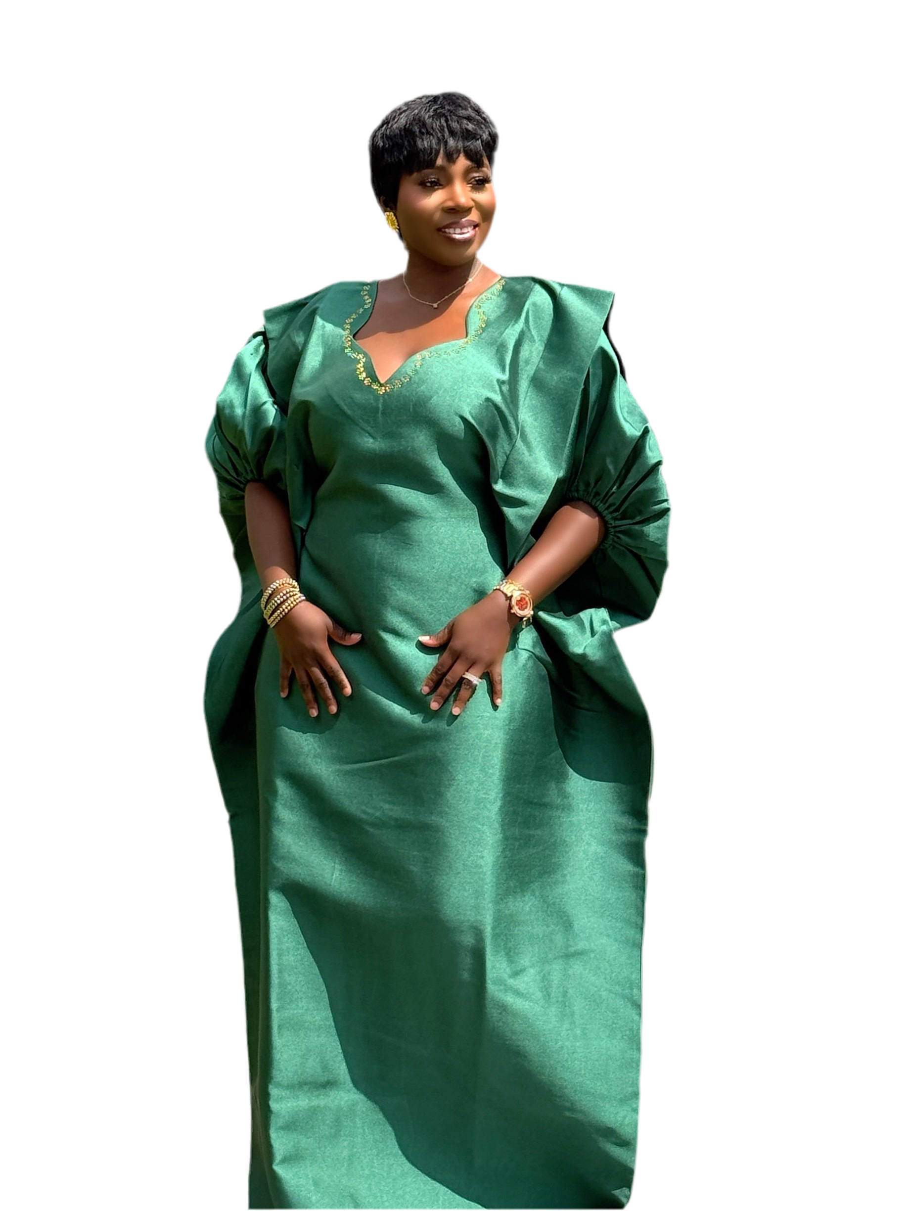 SAKINA Emerald Grace Mikado Bubu Set