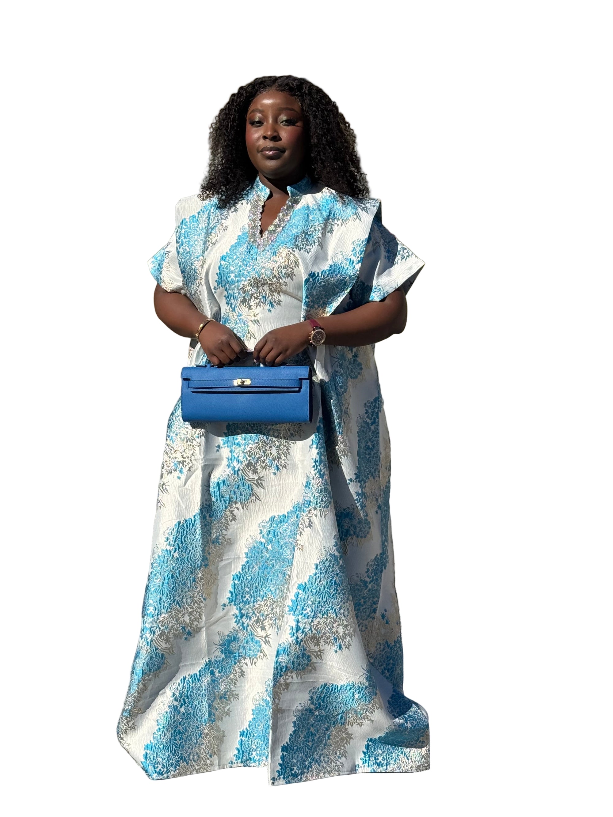 EVA Luxury brocade boubou dress