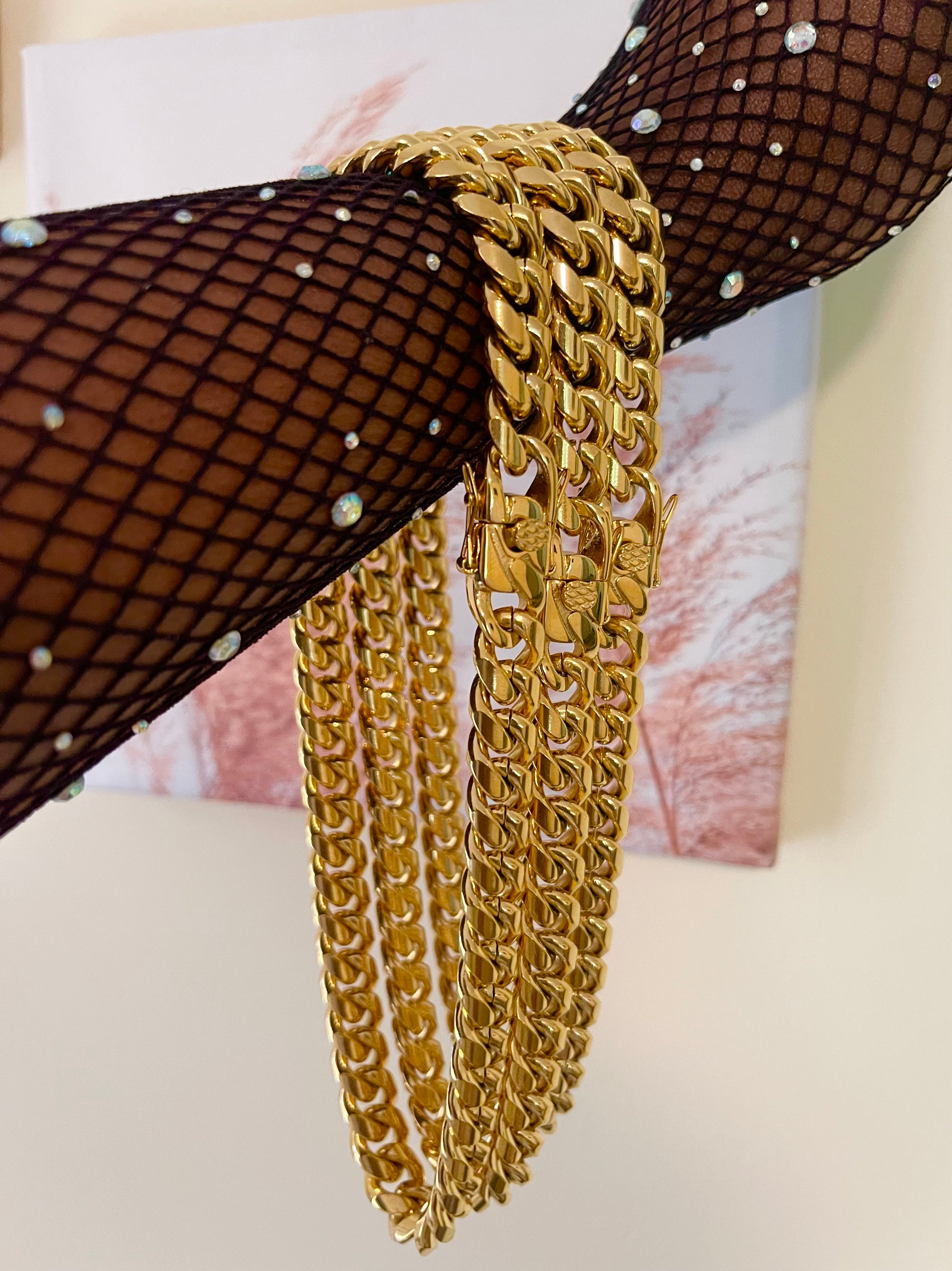 12MM 18K CUBAN LINK NECKLACE