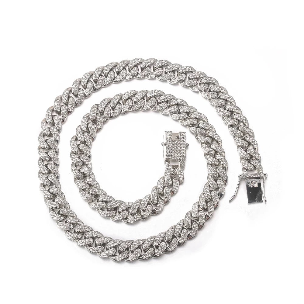 12MM CUBAN LINKS ANKLETS/NECKLACE