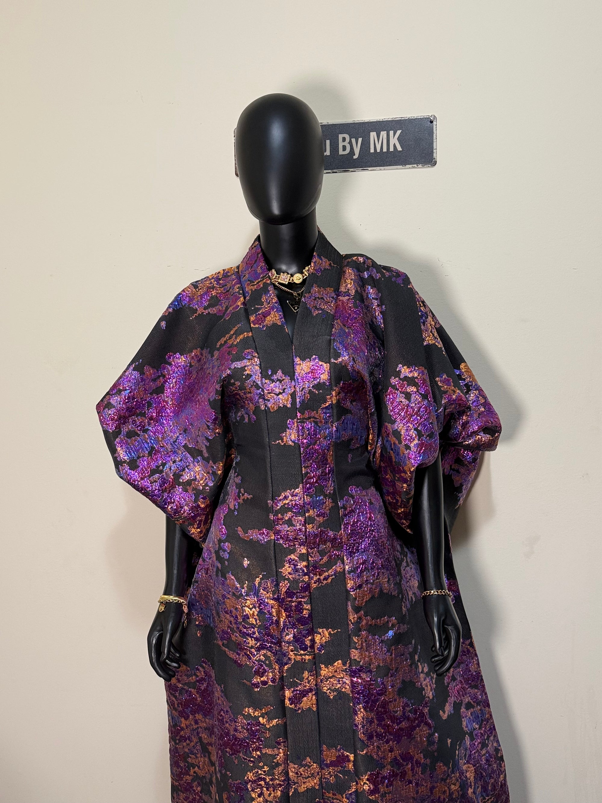 SADE LUXURY AFRICAN READY TO WEAR BUBU BOUBOU KAFTAN KIMONO DRESS