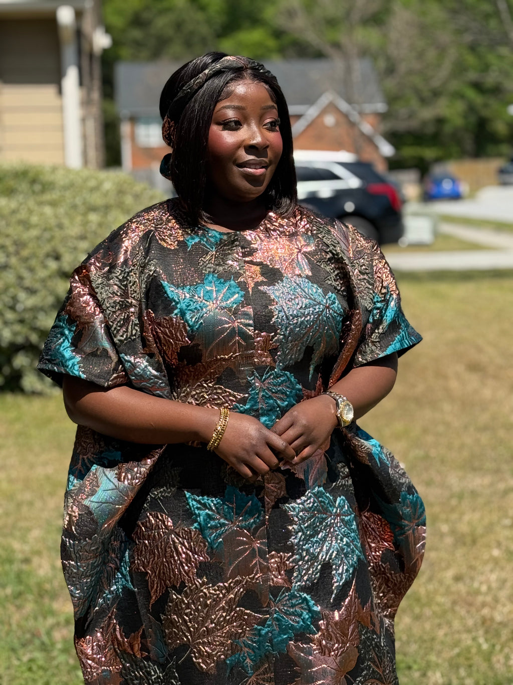 JUDY BROCADE DRESS