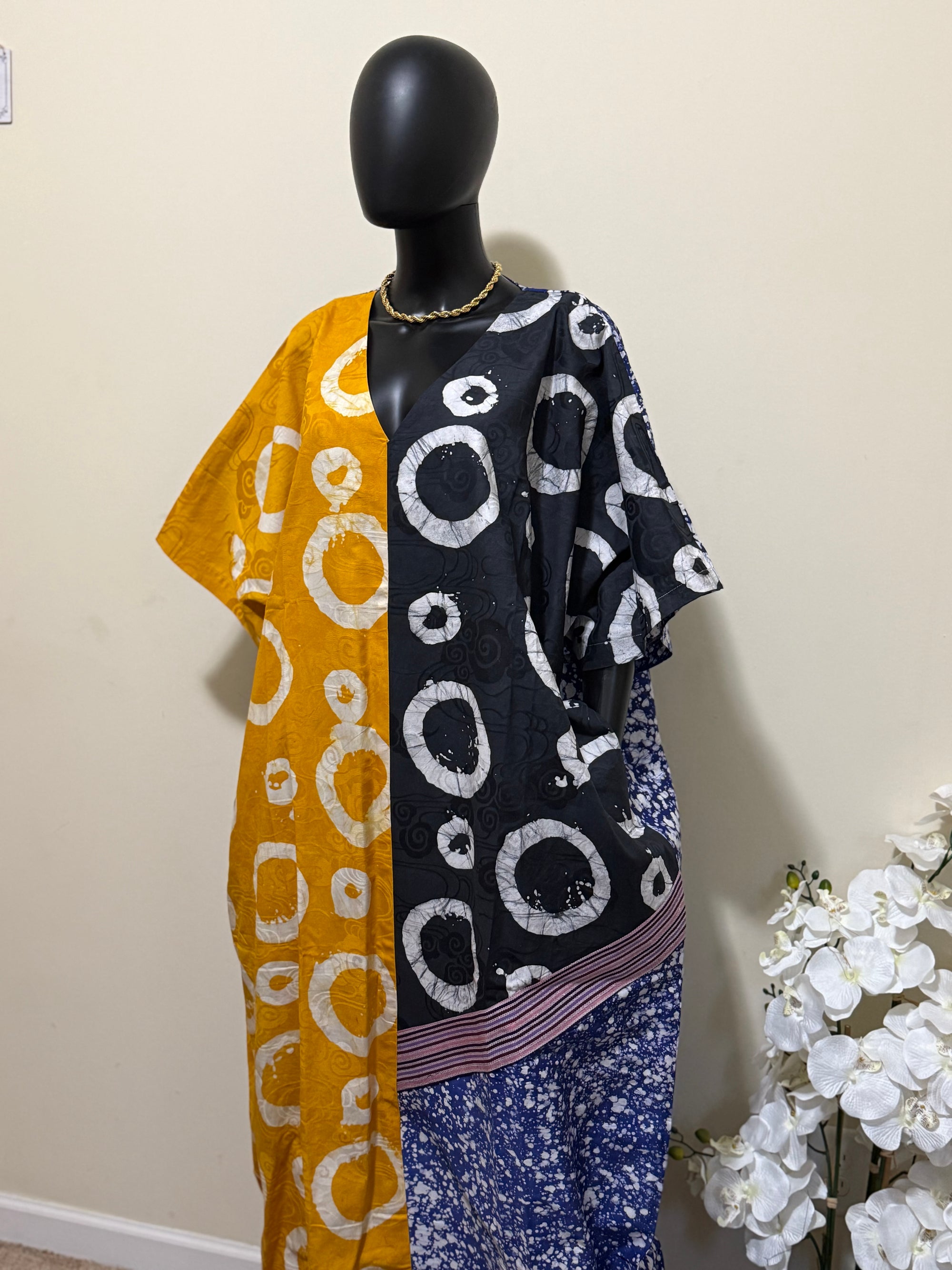 Nadia Mixed Adire and ASOKE Bubu dress 0.1