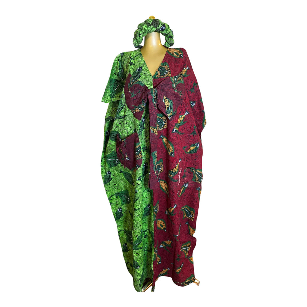 ENO ANKARA BUBU WITH BREADED HEAD BAND