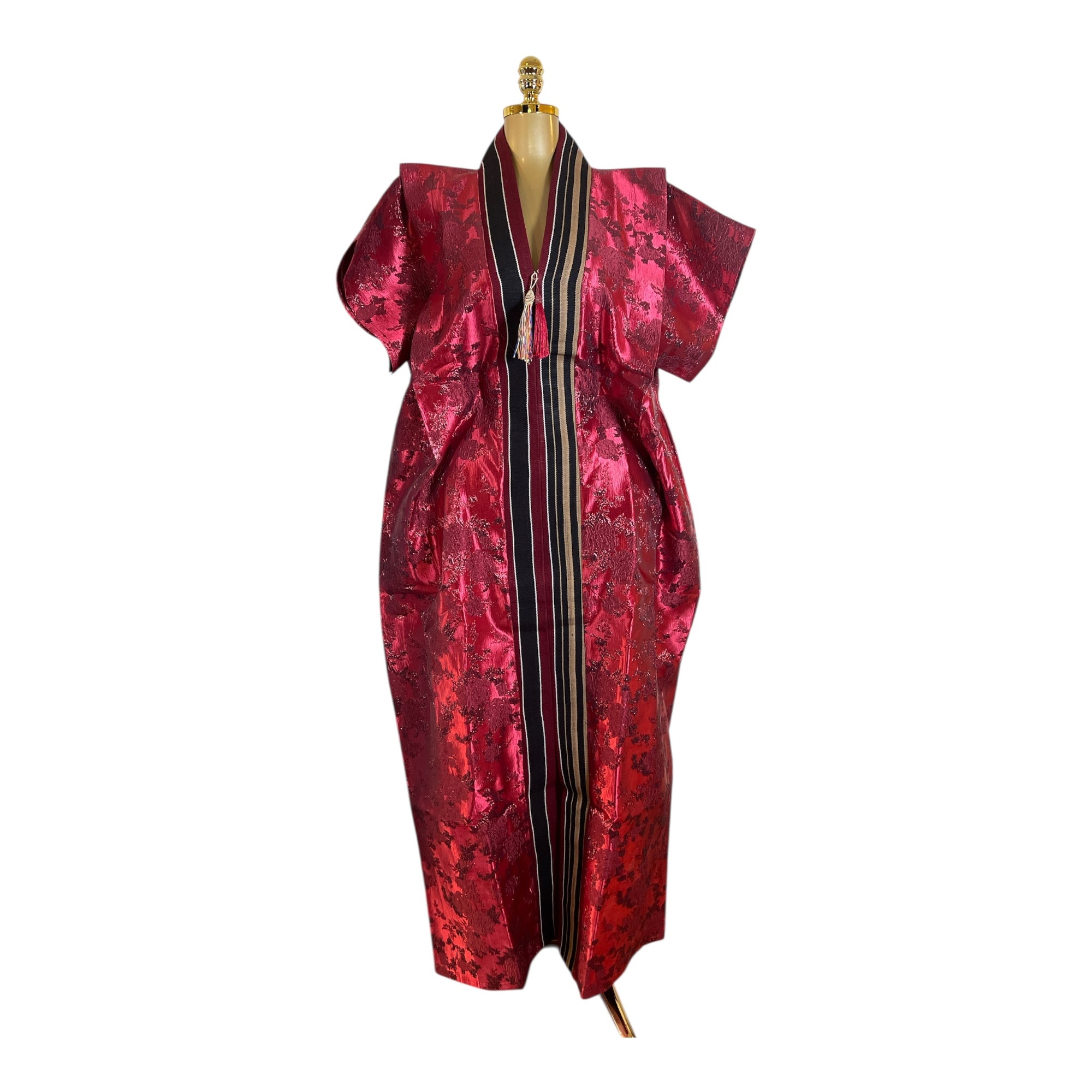 JASMIN Luxury brocade boubou dress with Asoke