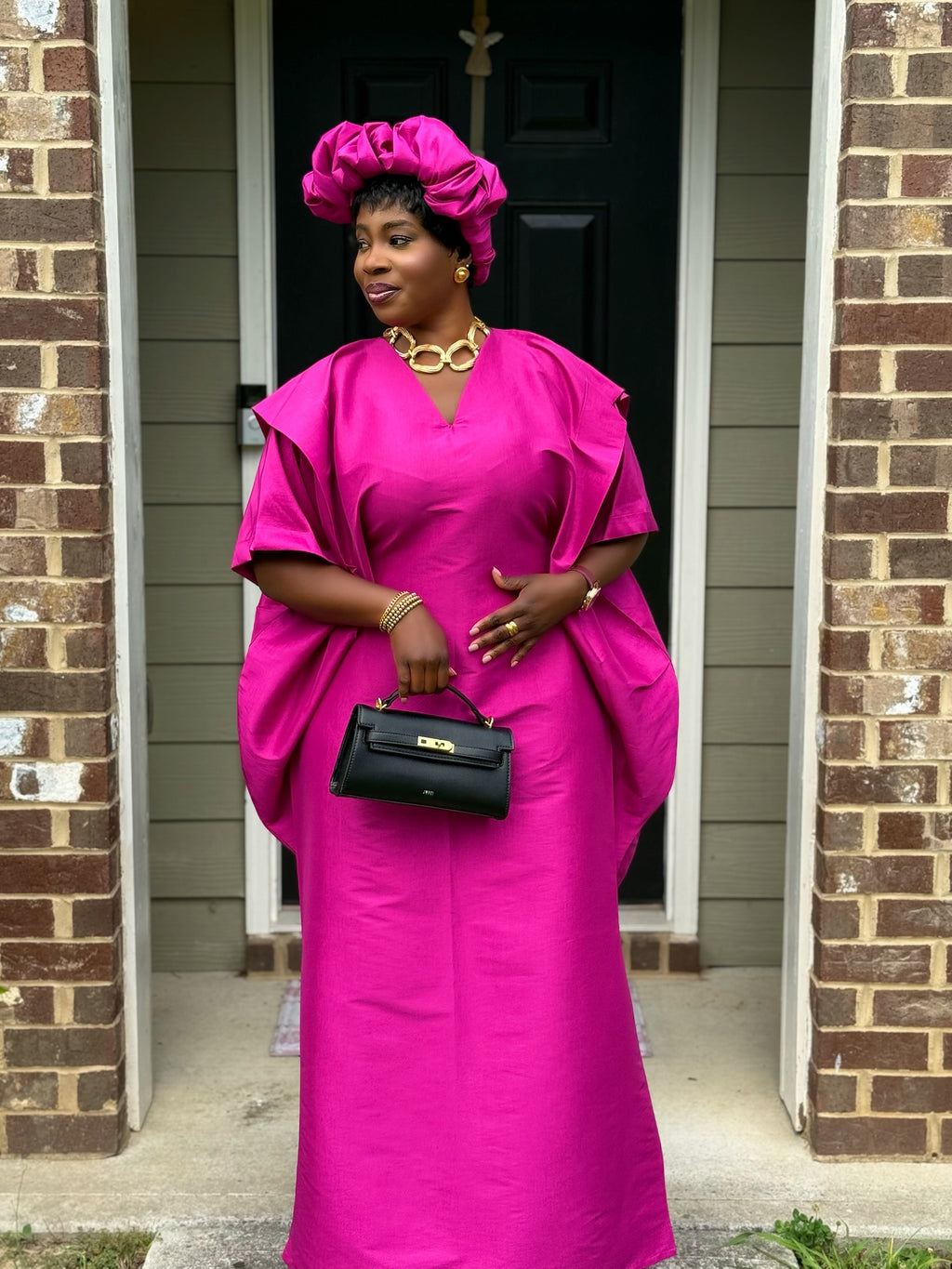 Lola Luxury Taffeta boubou Set
