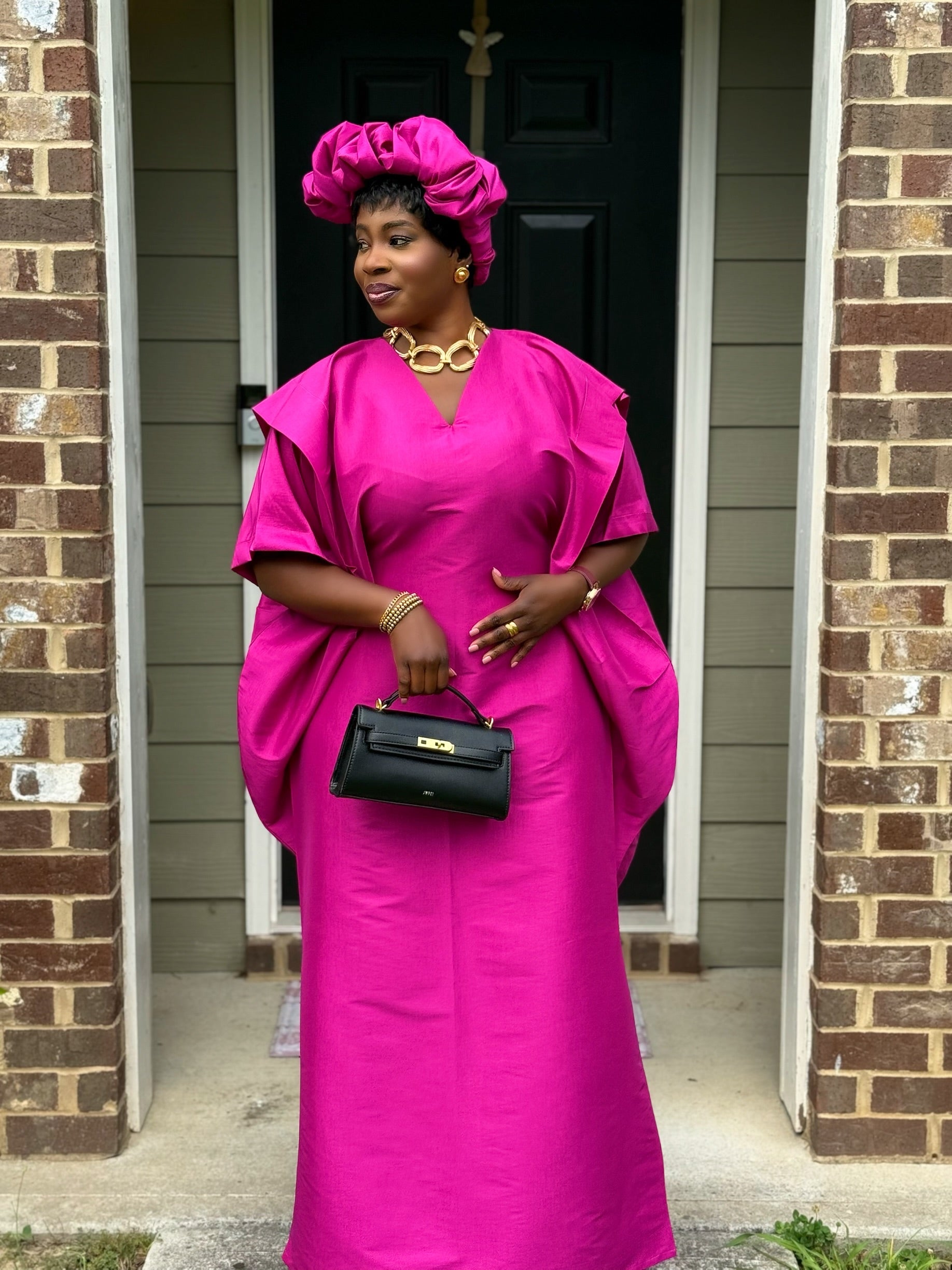 Lola Luxury Taffeta boubou Set