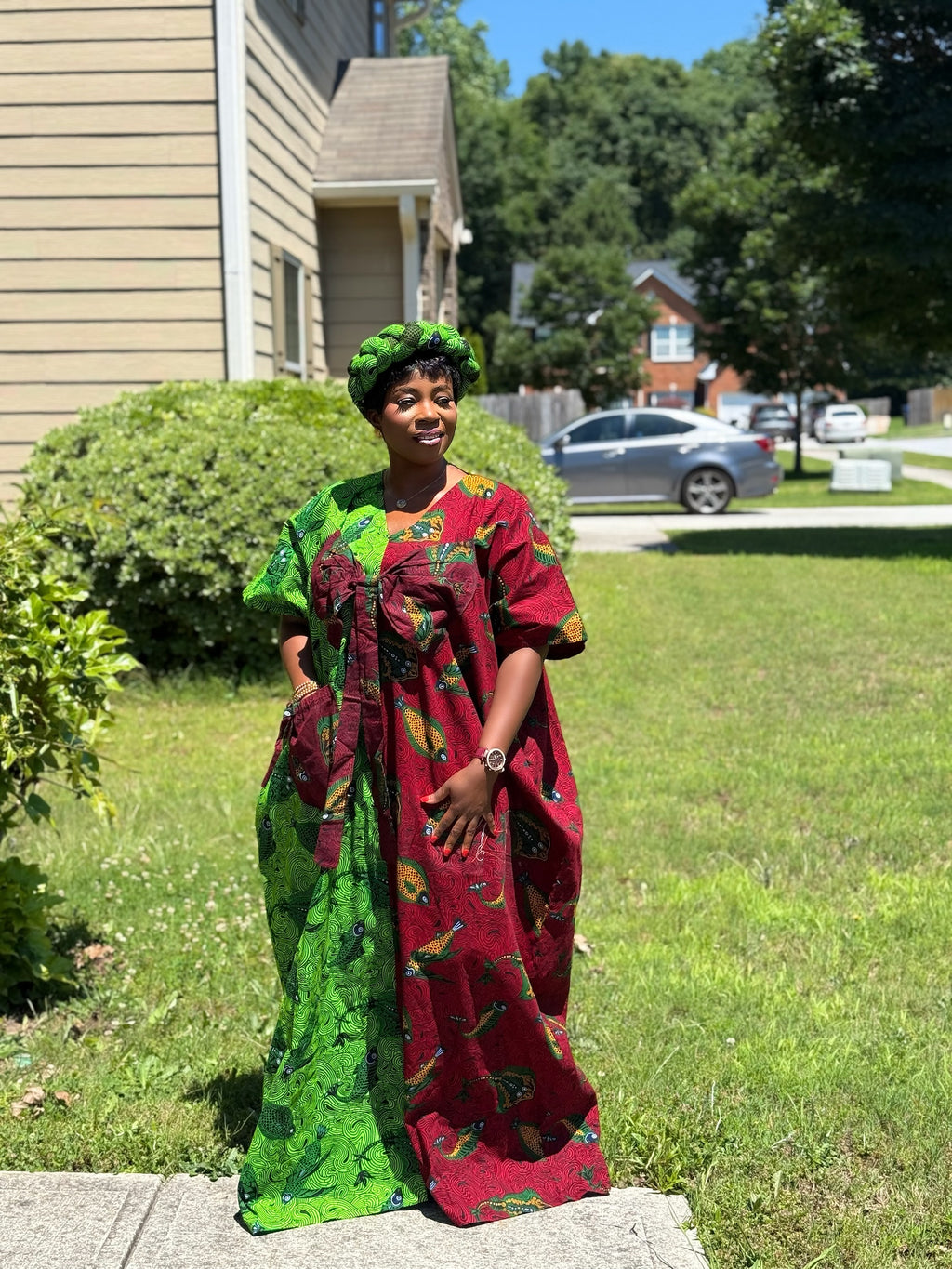 ENO ANKARA BUBU WITH BREADED HEAD BAND
