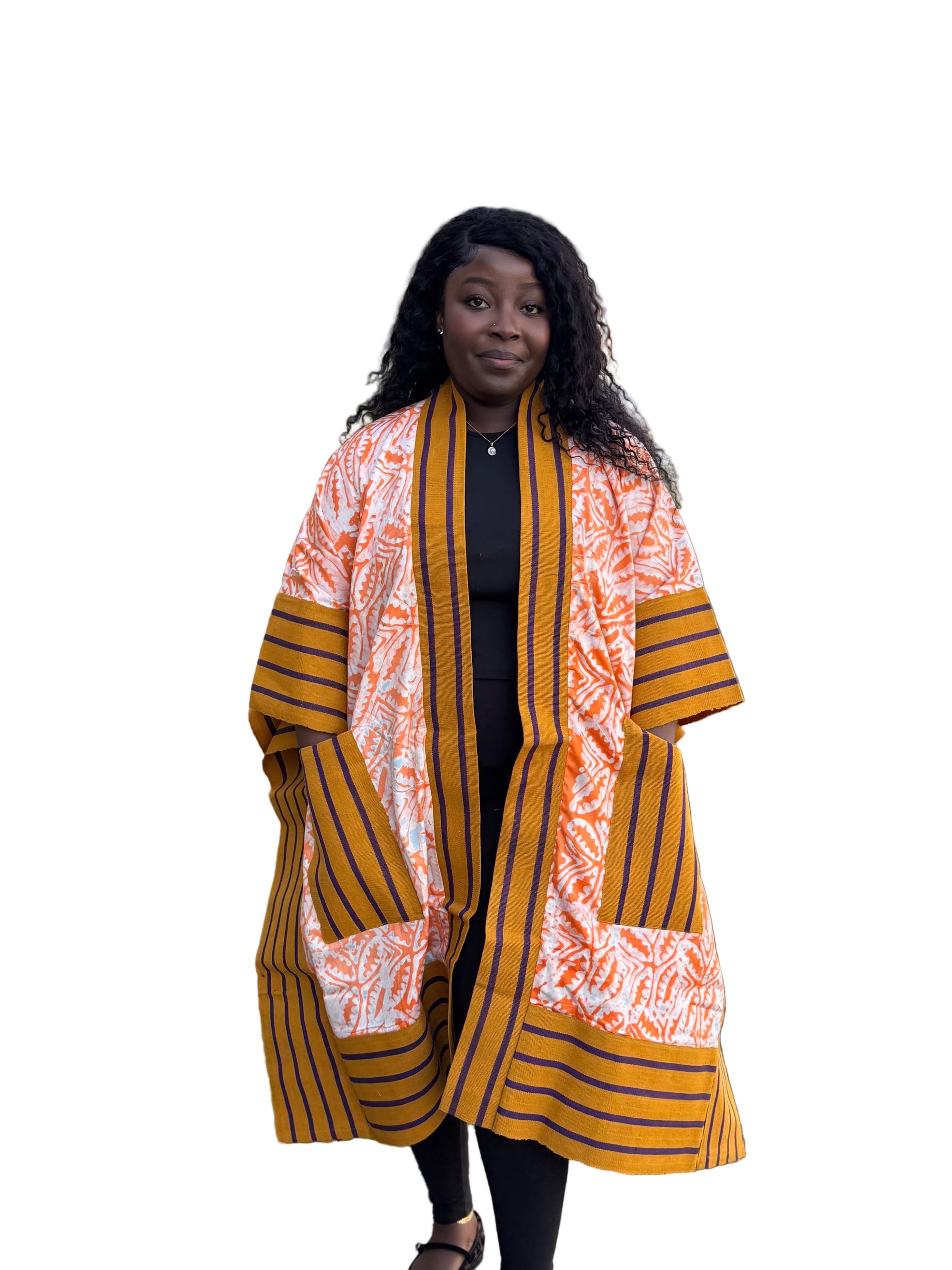 Imade Luxury Asoke and Ankara kimono