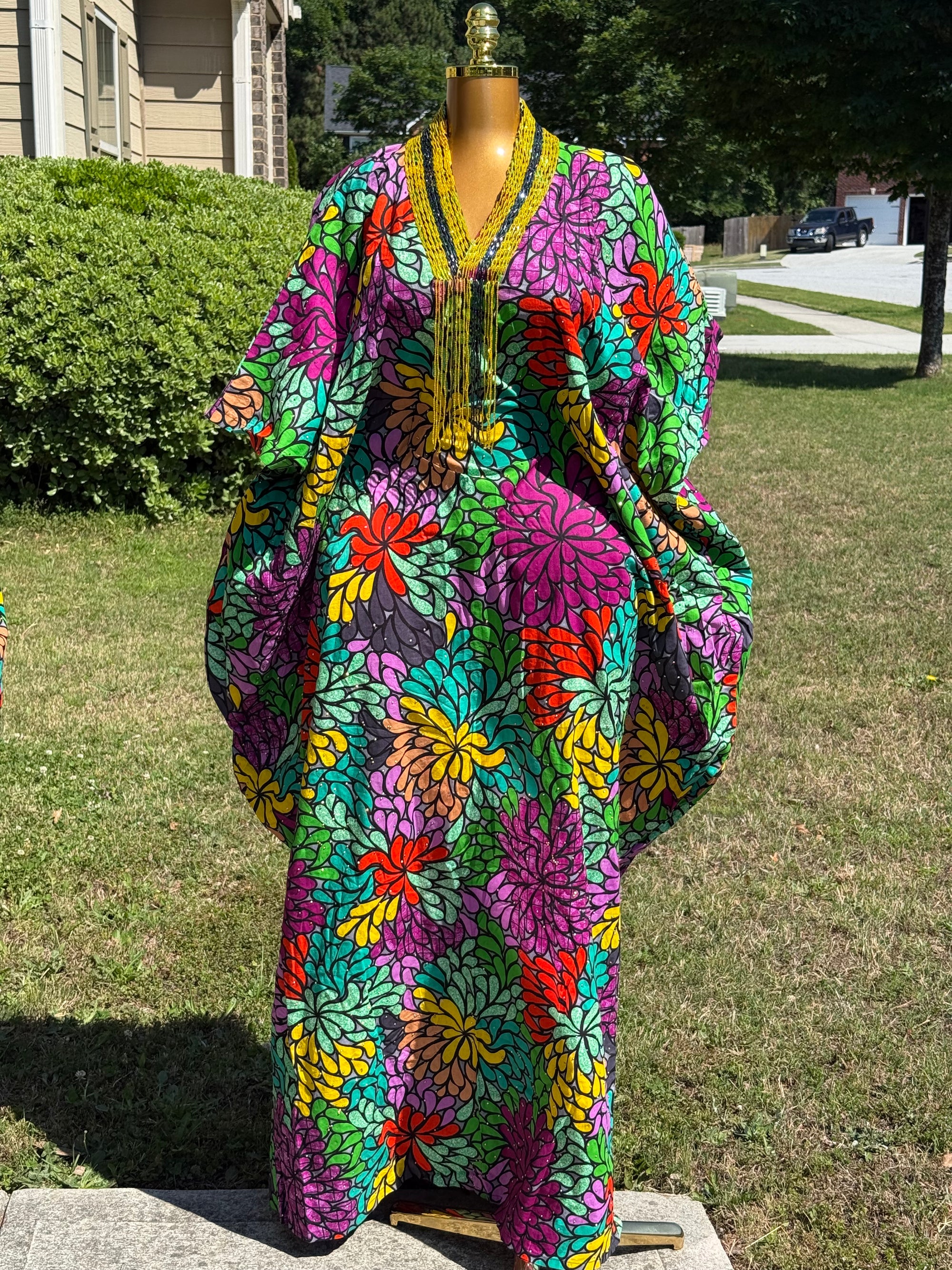 ESTHER BEADED STONED ANKARA BUBU