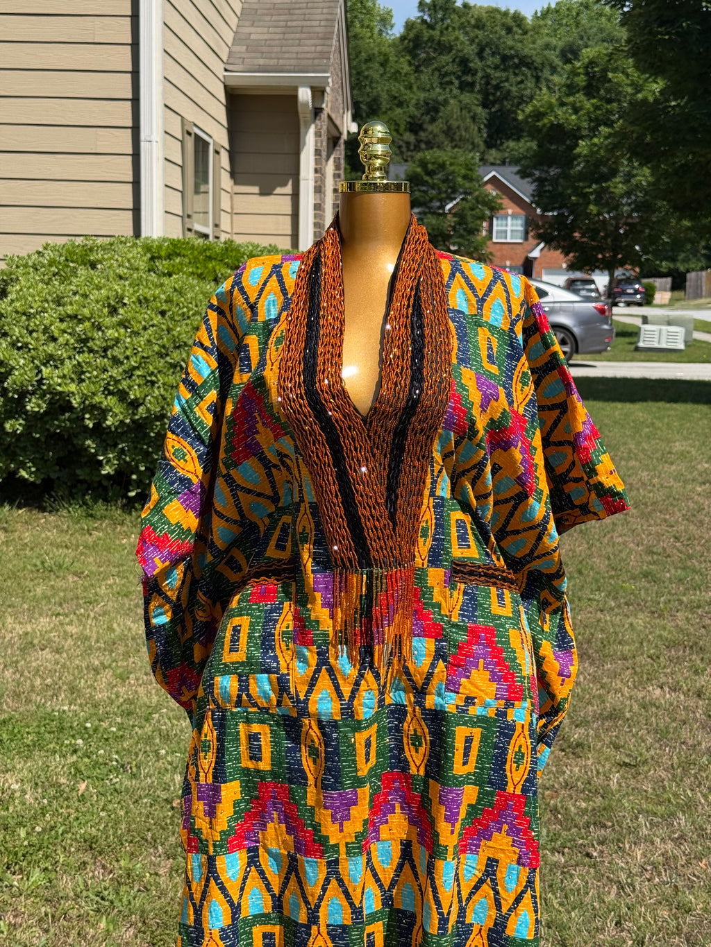 NOELLA BEADED KENTE BUBU