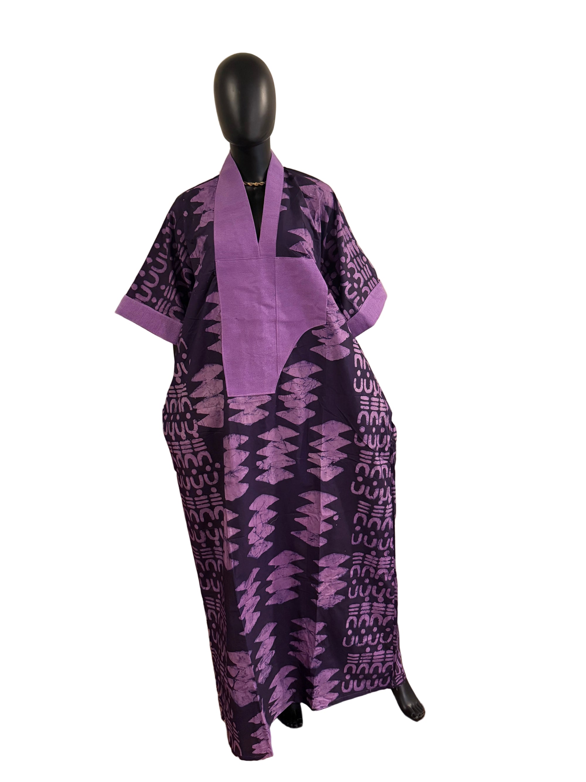 Fiona Cotton Adire free size dress