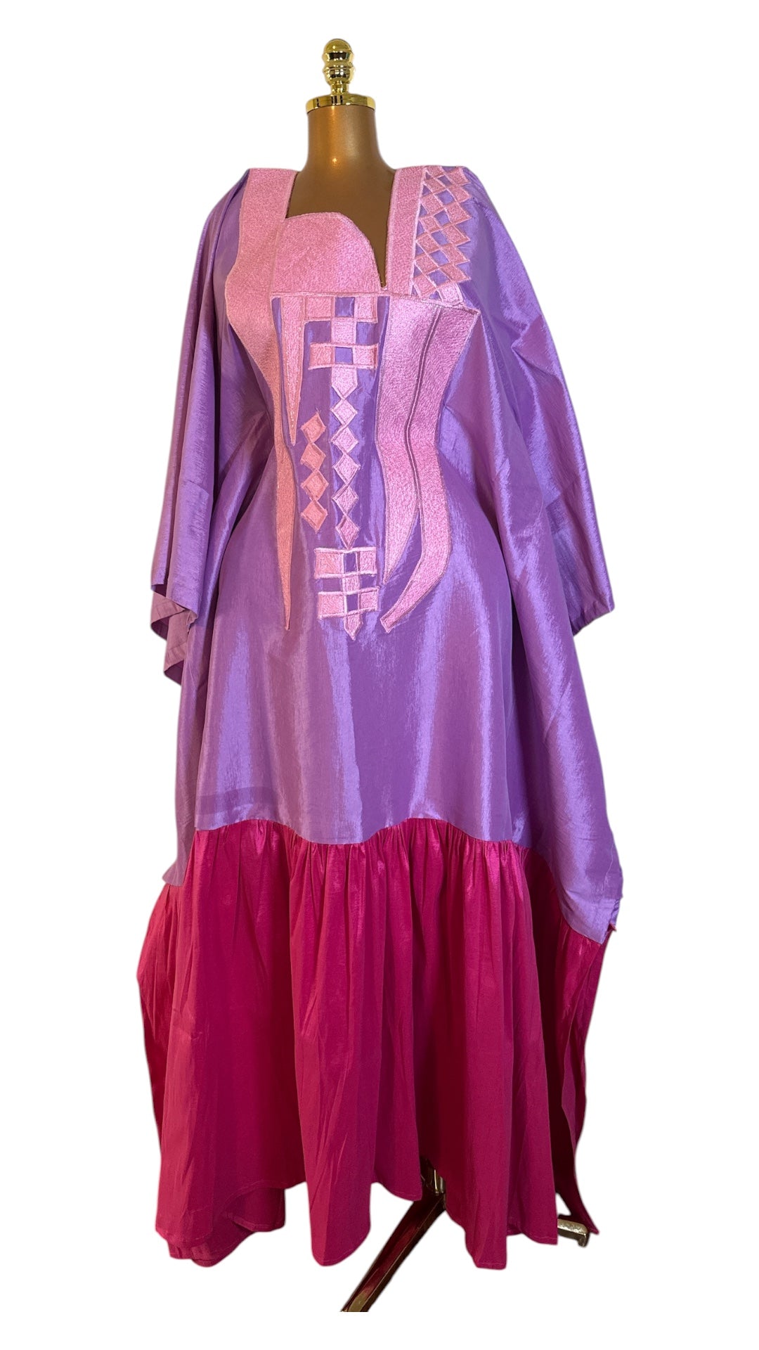 EVA Luxury Two Toned boubou dress with Embroidery