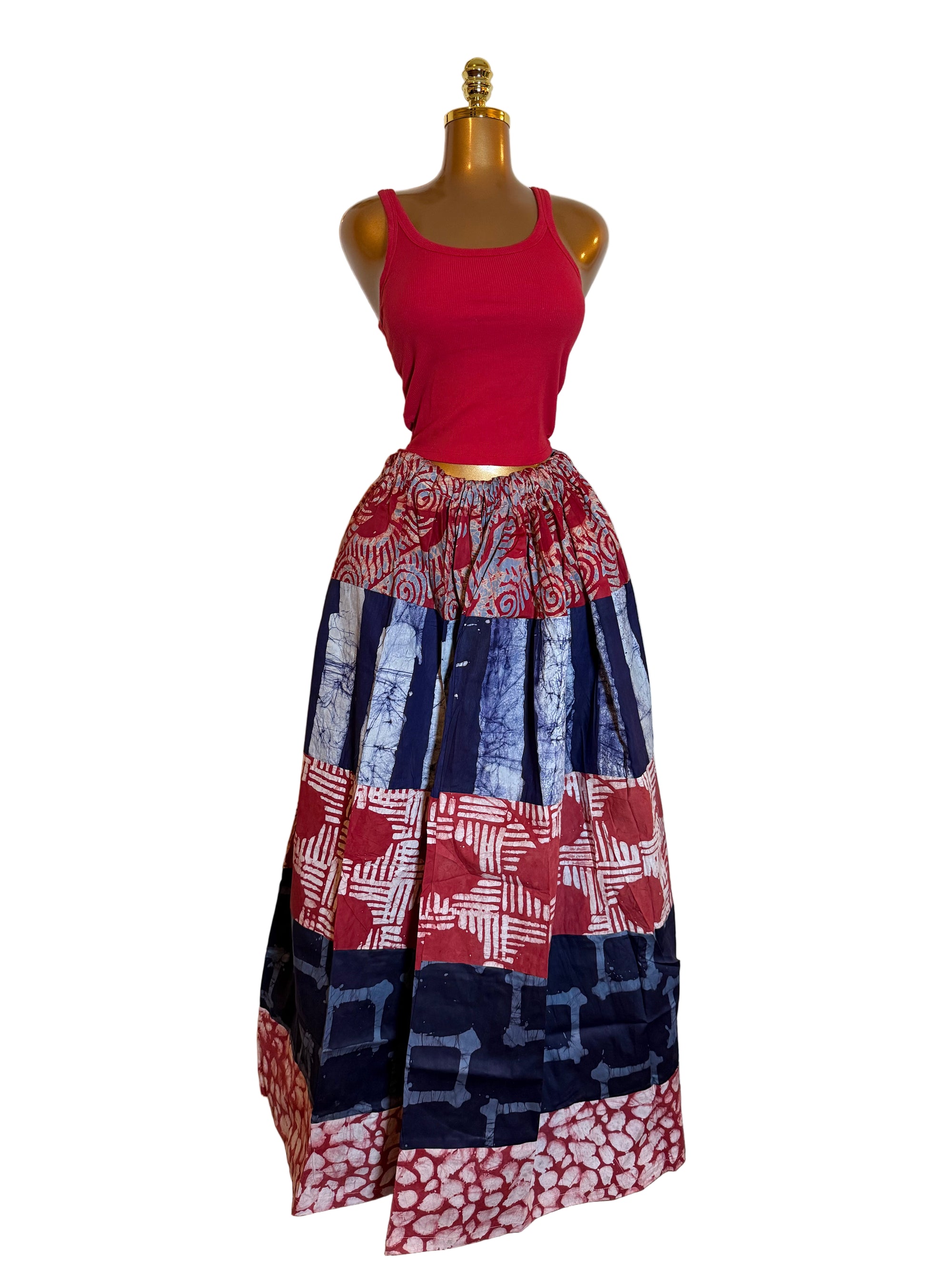 Adire Caribbean Skirt