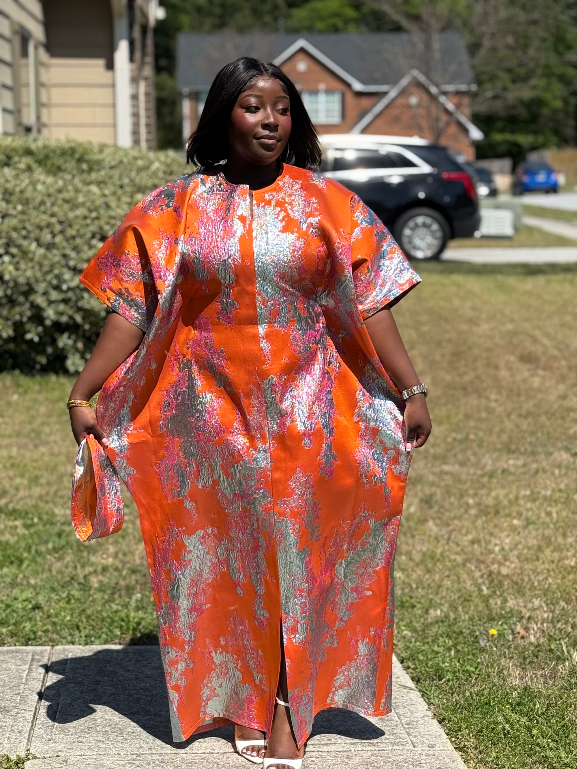 JUDY BROCADE DRESS