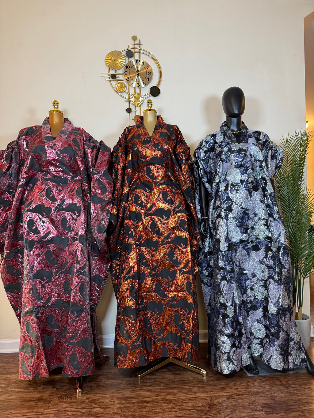 Luxury Brocade Organza boubou