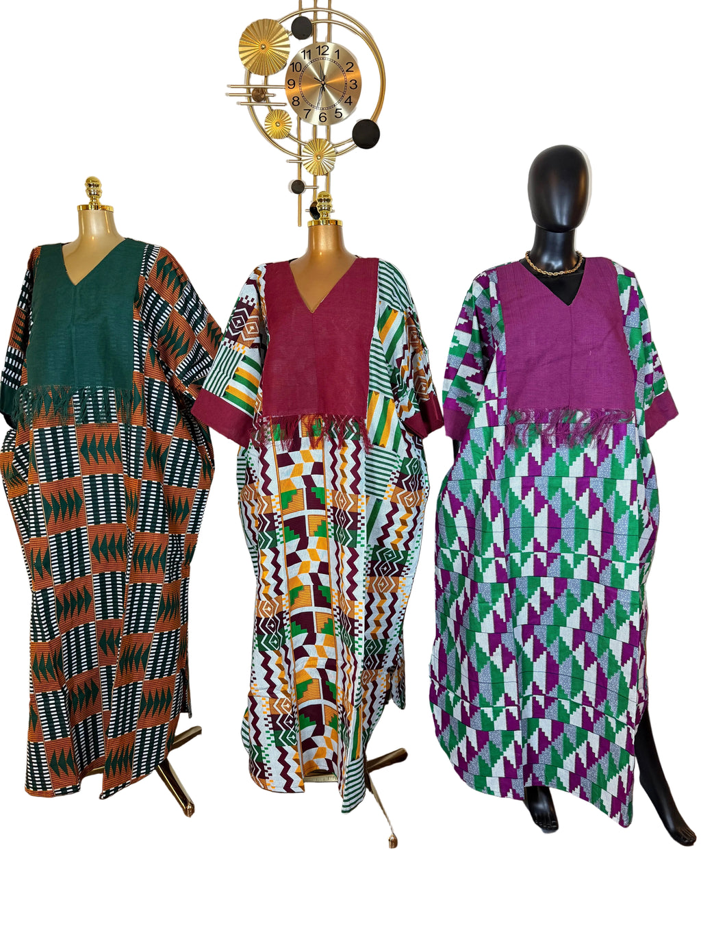 Asantewaa Kente Bubu dress