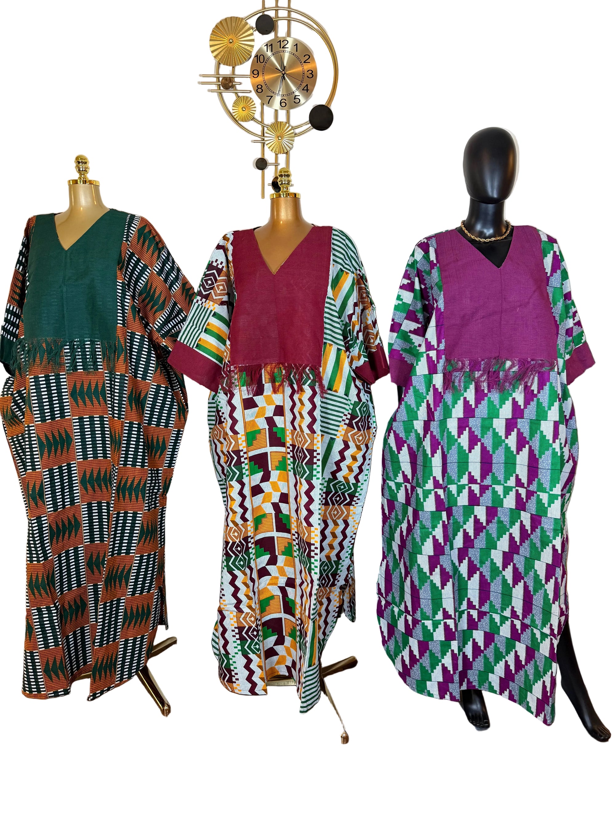 Asantewaa Kente Bubu dress