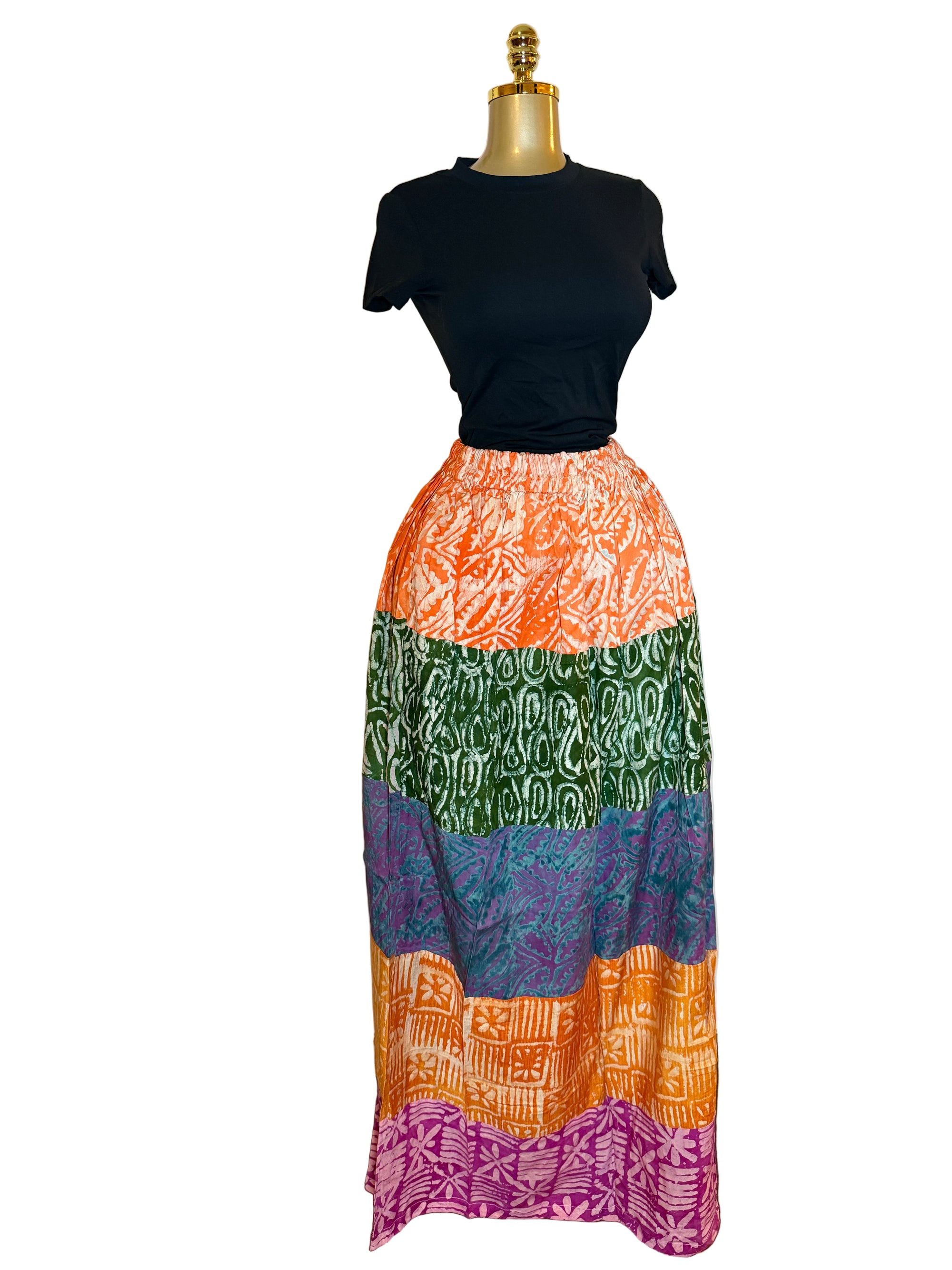 Adire Caribbean Skirt