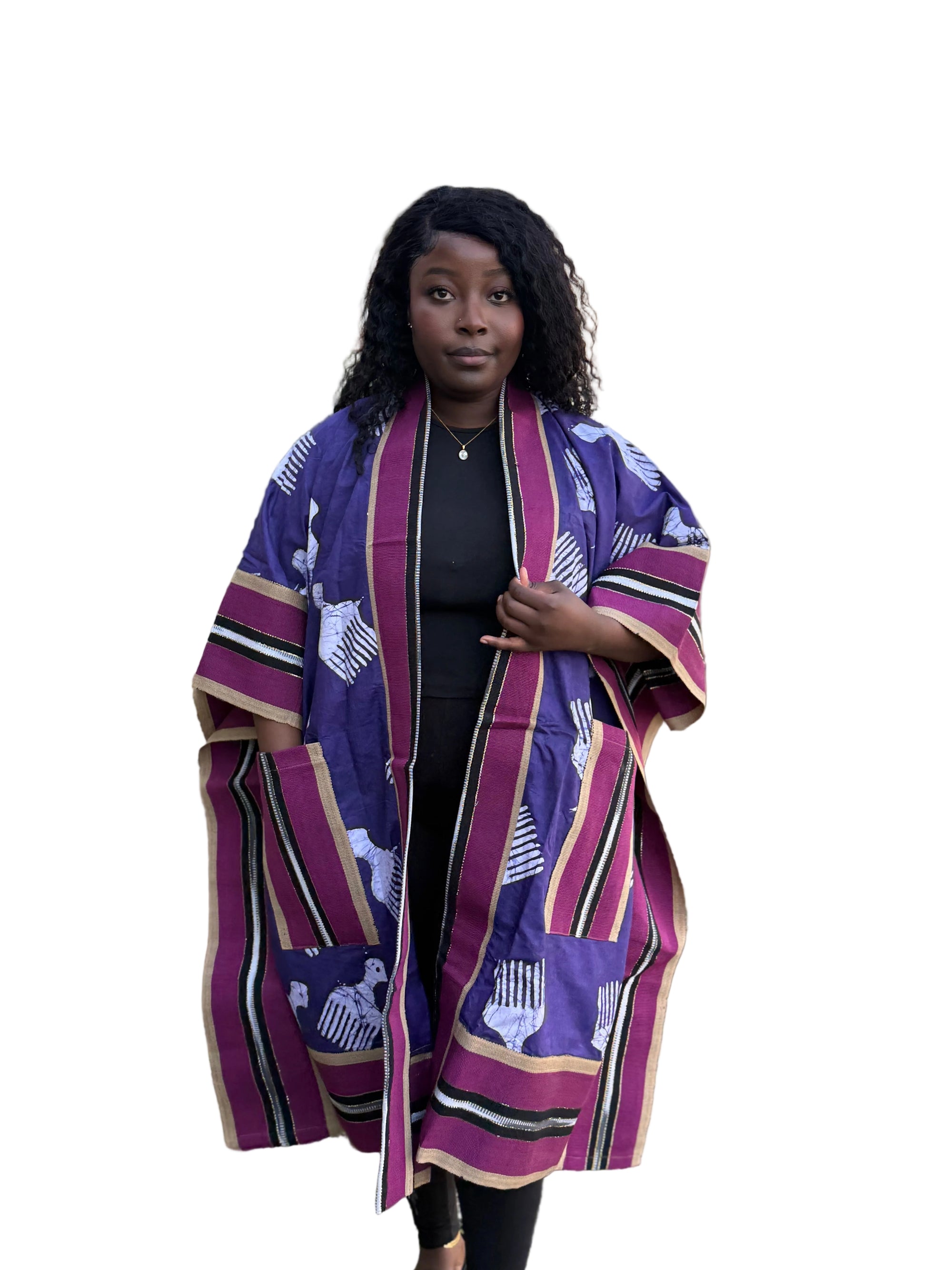 Imade Luxury Asoke and Ankara kimono