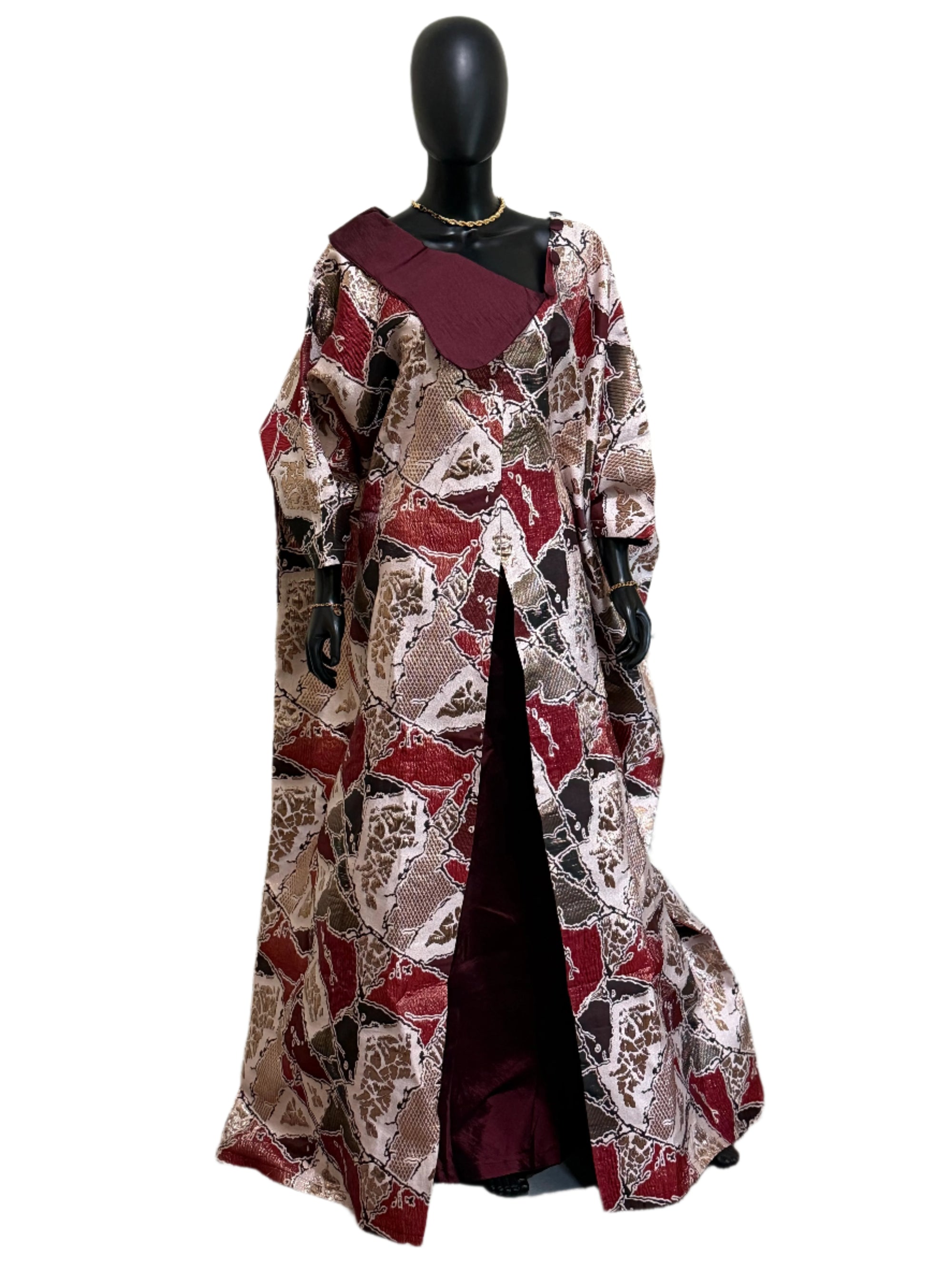 Obianuju Regal Bubu – Brocade & Taffeta Elegance