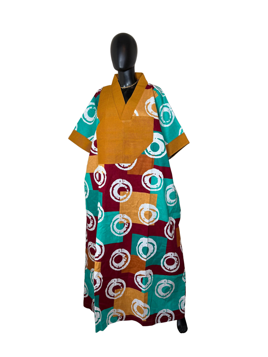 Naana Cotton Ankara  free size dress with ASOKE