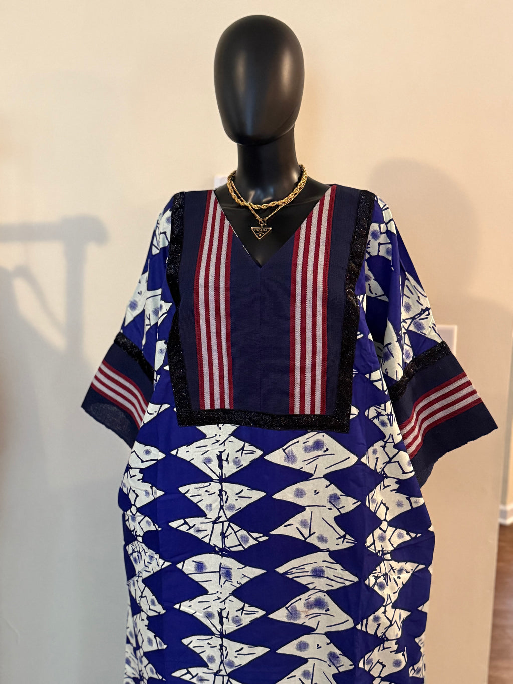 luxury Ankara and Asoke Bubu dress