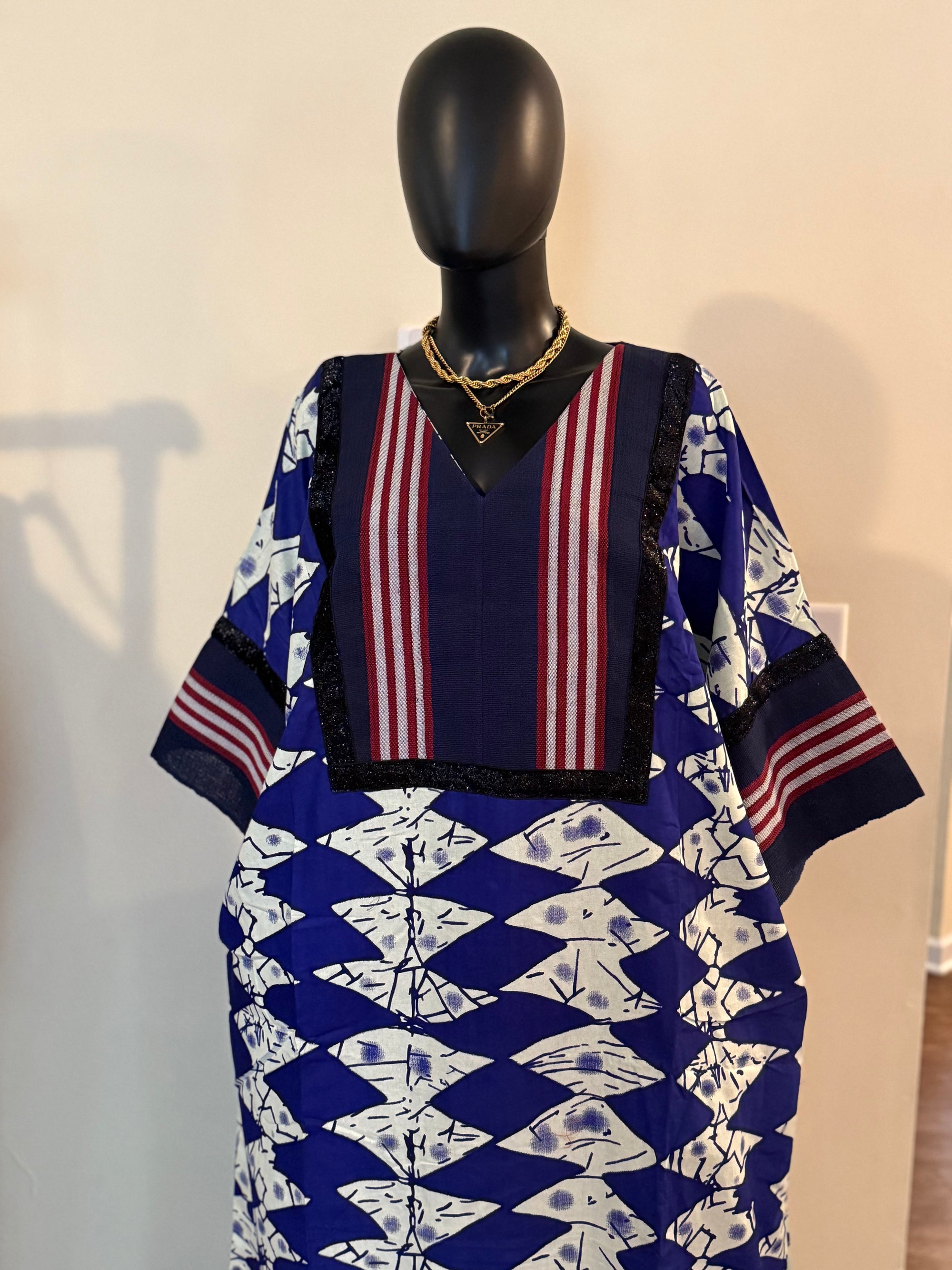 luxury Ankara and Asoke Bubu dress