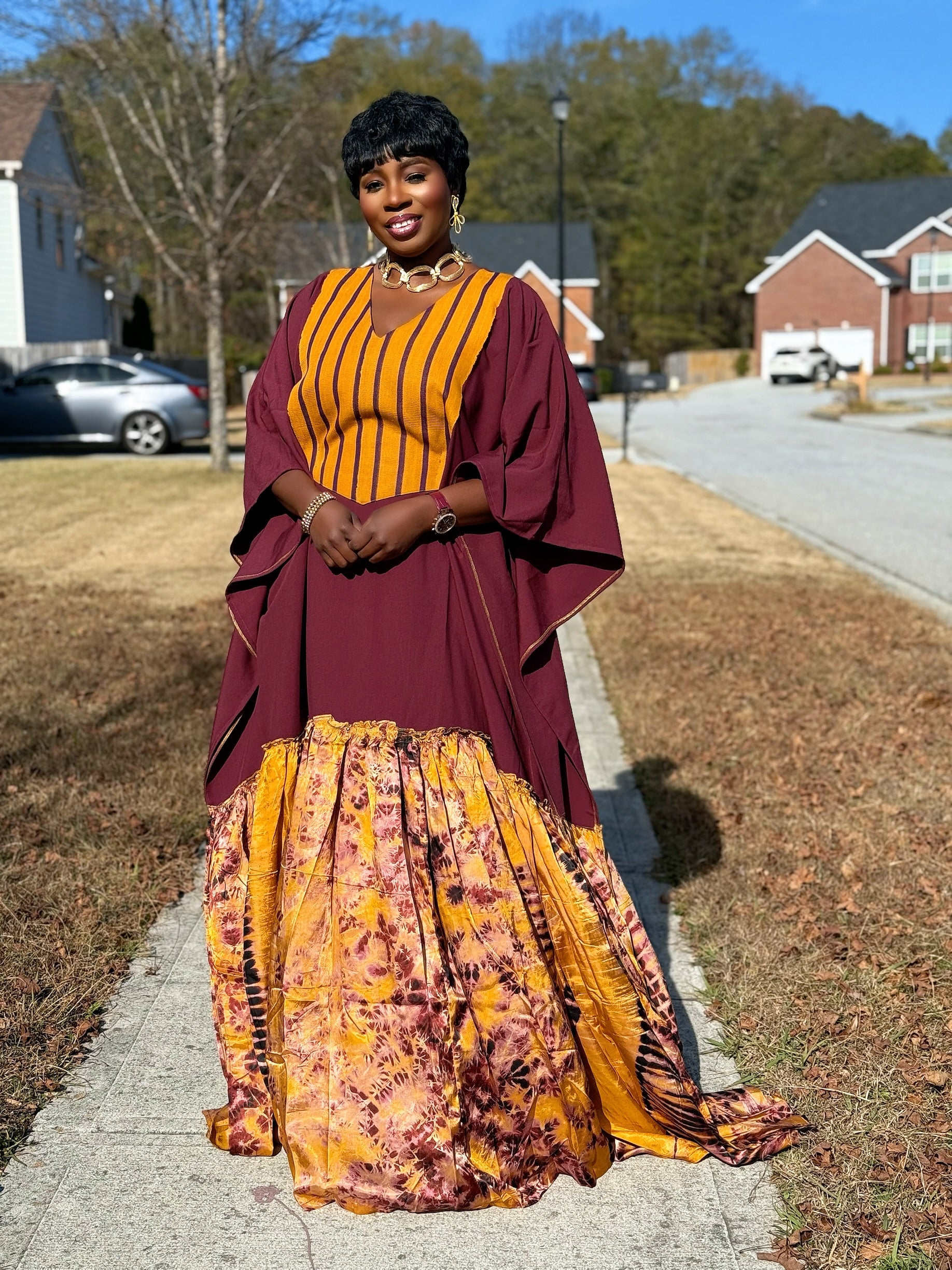 Luxury Adire ASOKE mix and Match Bubu