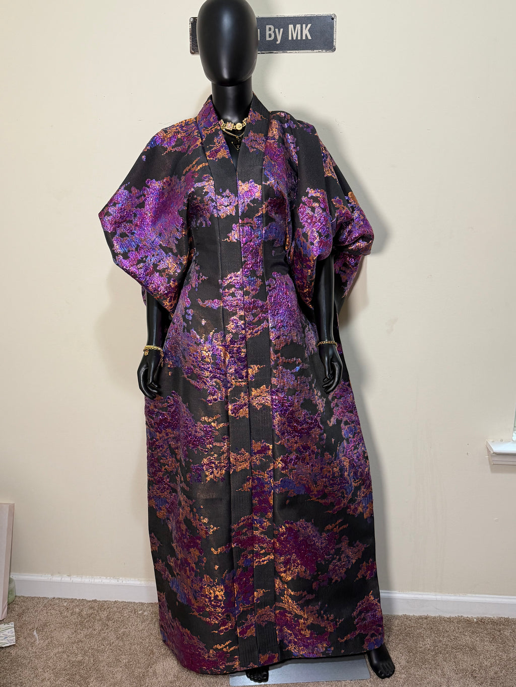 SADE LUXURY AFRICAN READY TO WEAR BUBU BOUBOU KAFTAN KIMONO DRESS