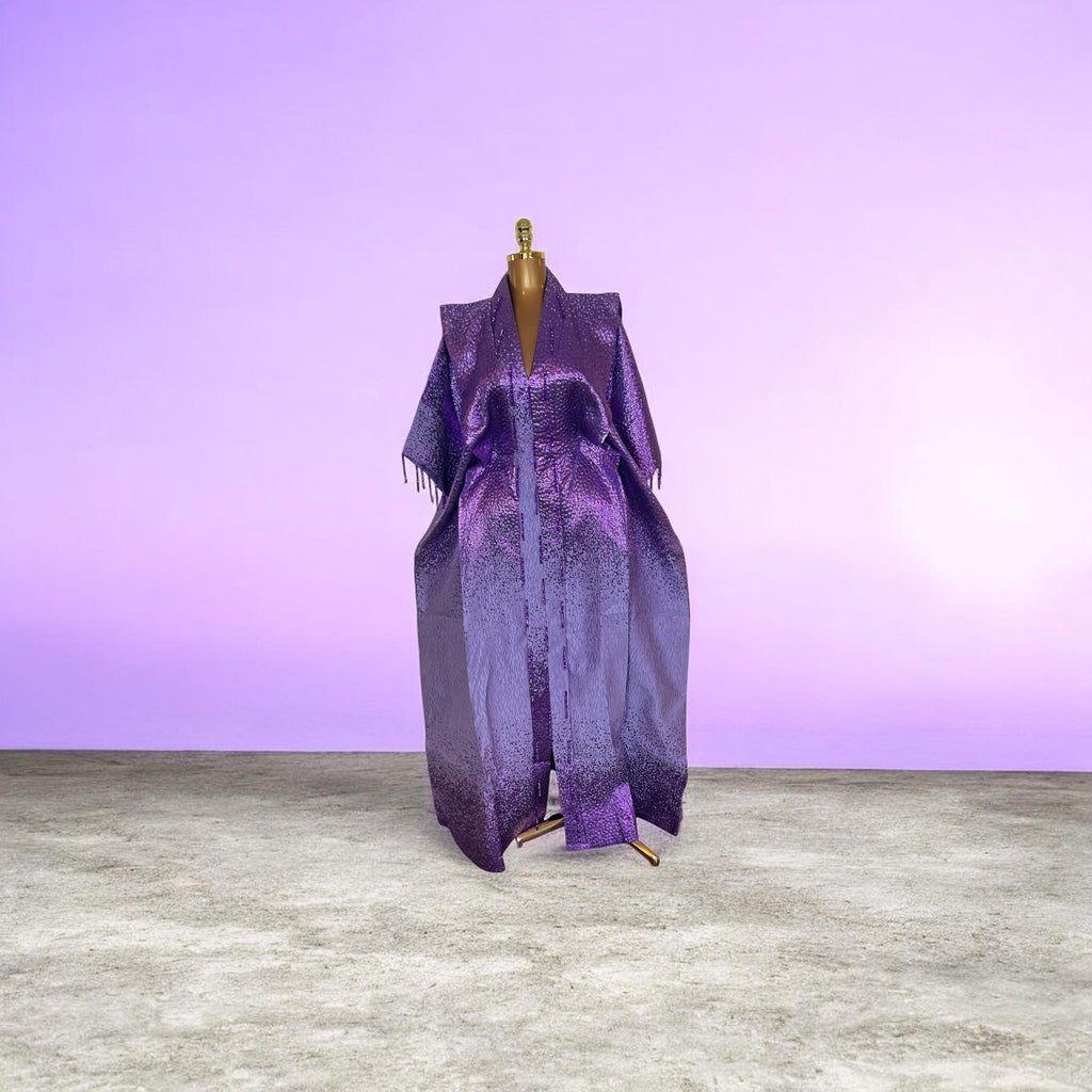 Adeola Beaded ombré Brocade Bubu