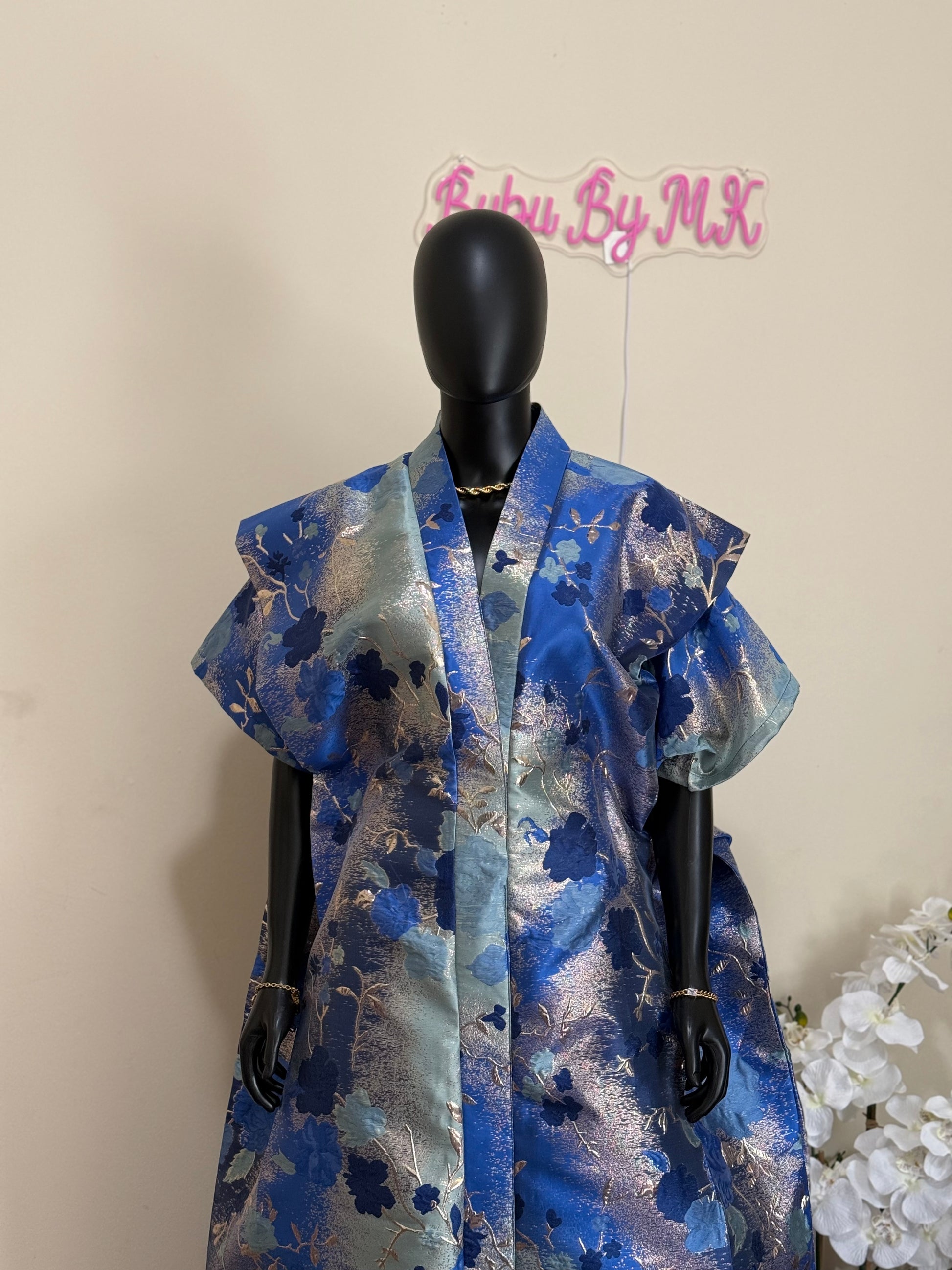 Sakina Floral Radiance Bubu with Head Scarf
