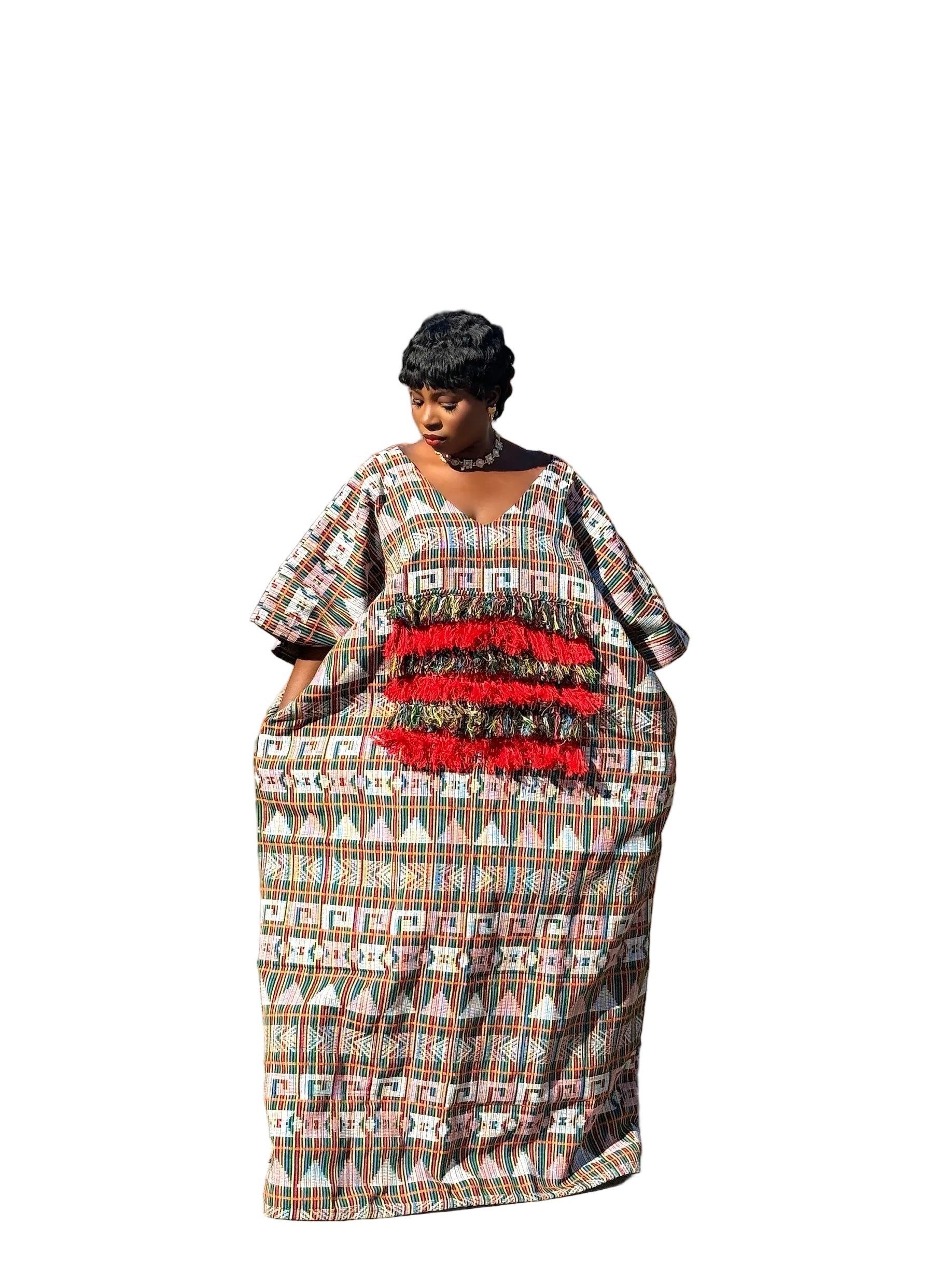 Zeina Luxury Akwete (Kente) boubou
