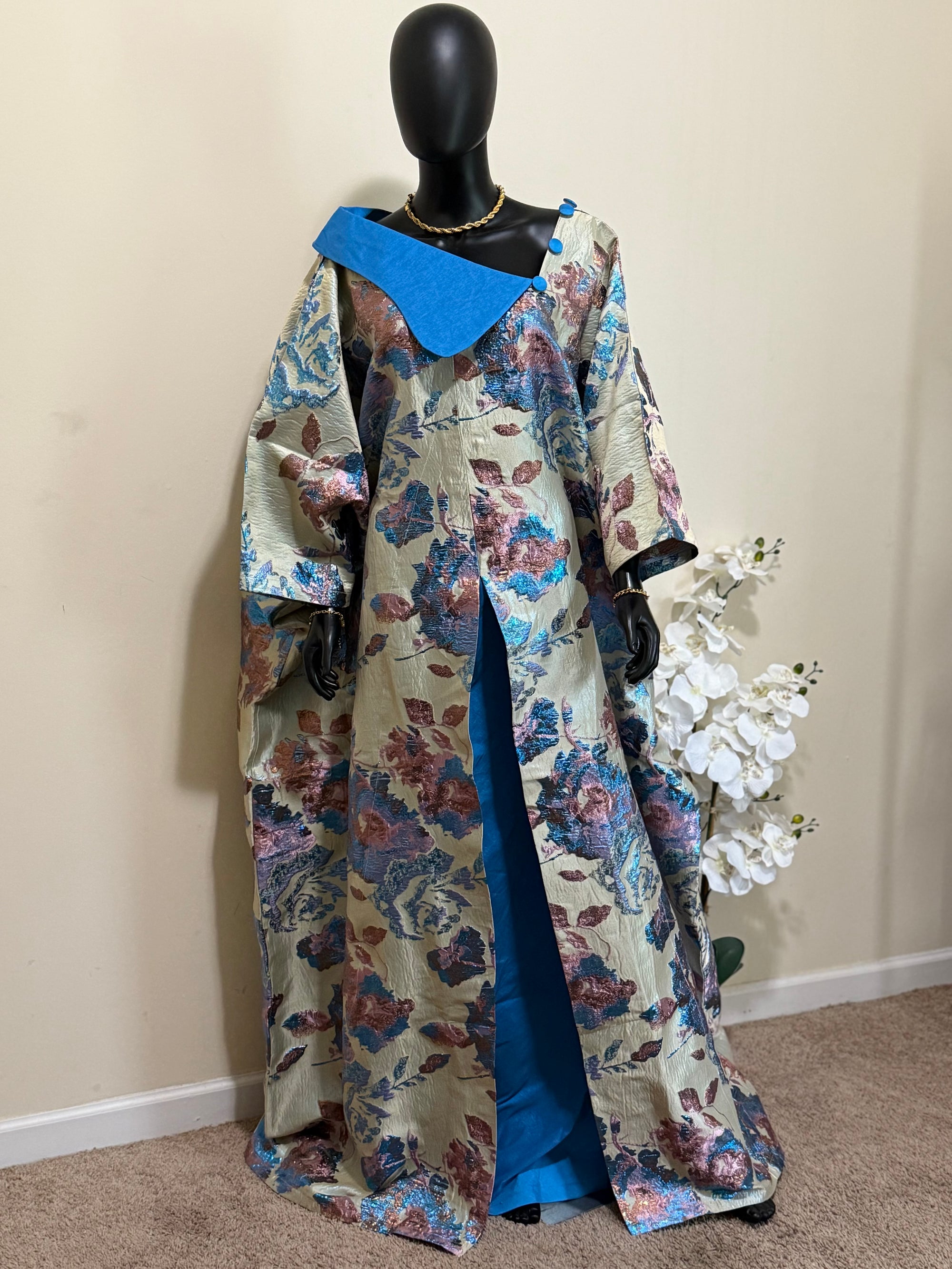 Obianuju Regal Bubu – Brocade & Taffeta Elegance