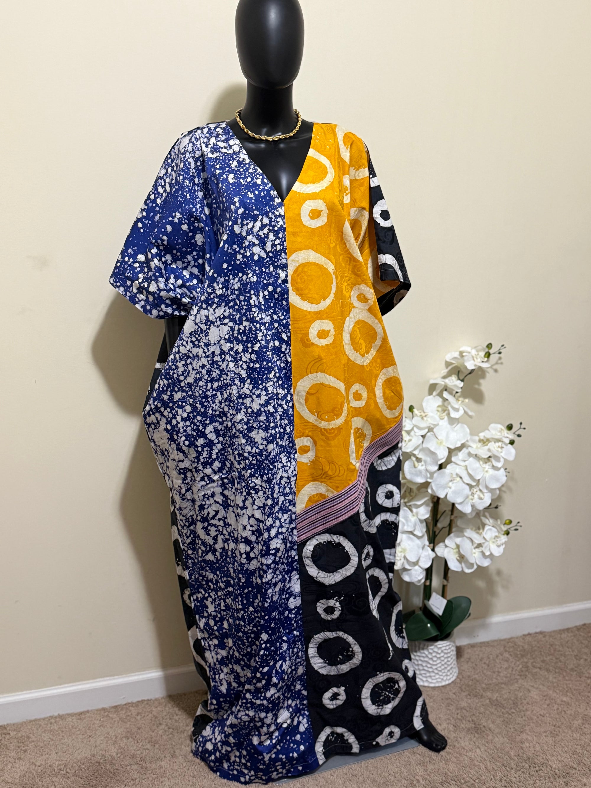 Nadia Mixed Adire and ASOKE Bubu dress 0.1