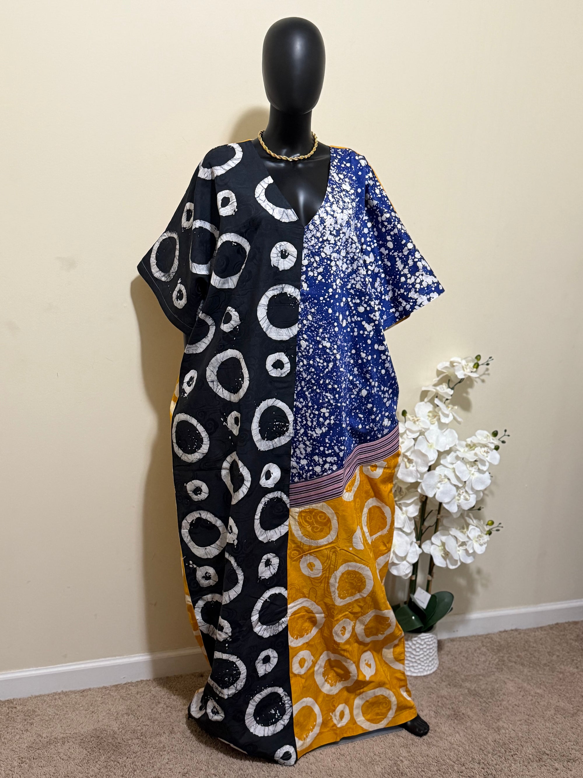 Nadia Mixed Adire and ASOKE Bubu dress 0.1