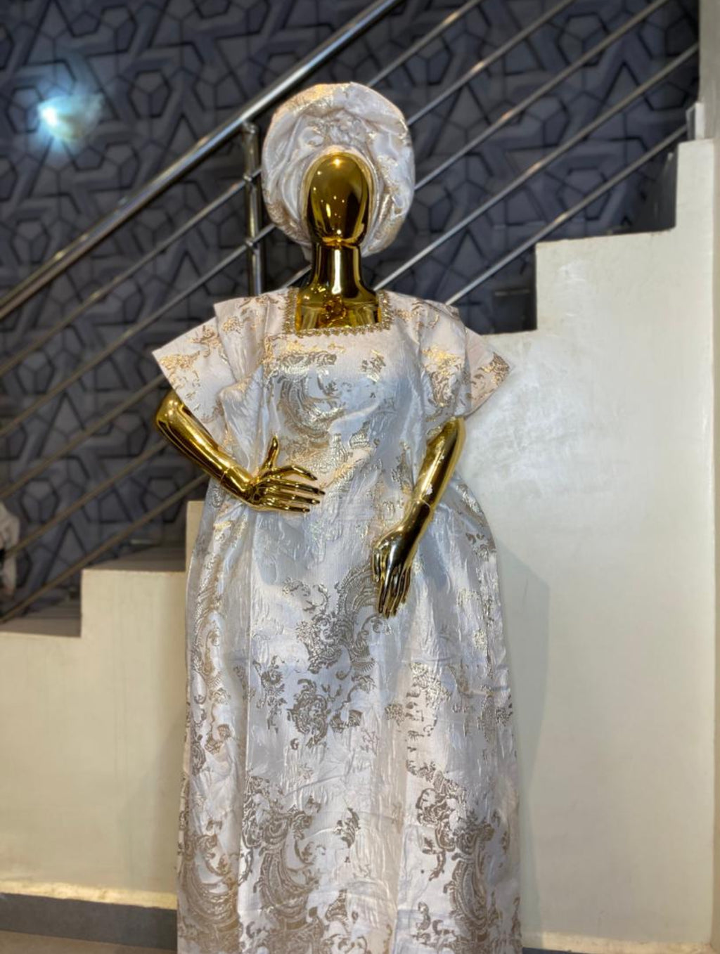 Anita Luxury brocade boubou dress