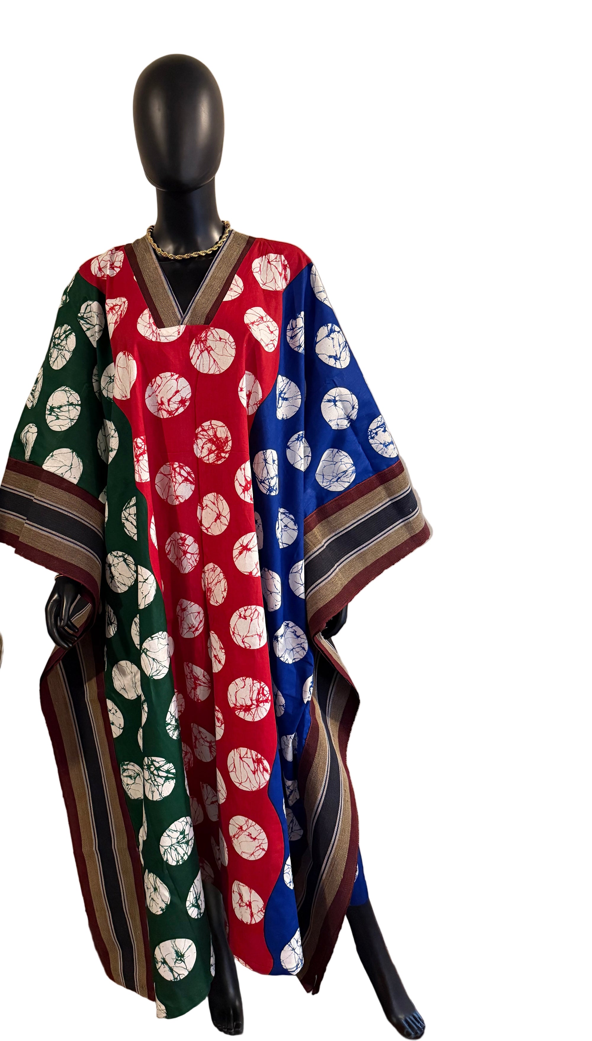 Ankara and Asoke butterfly Bubu dress