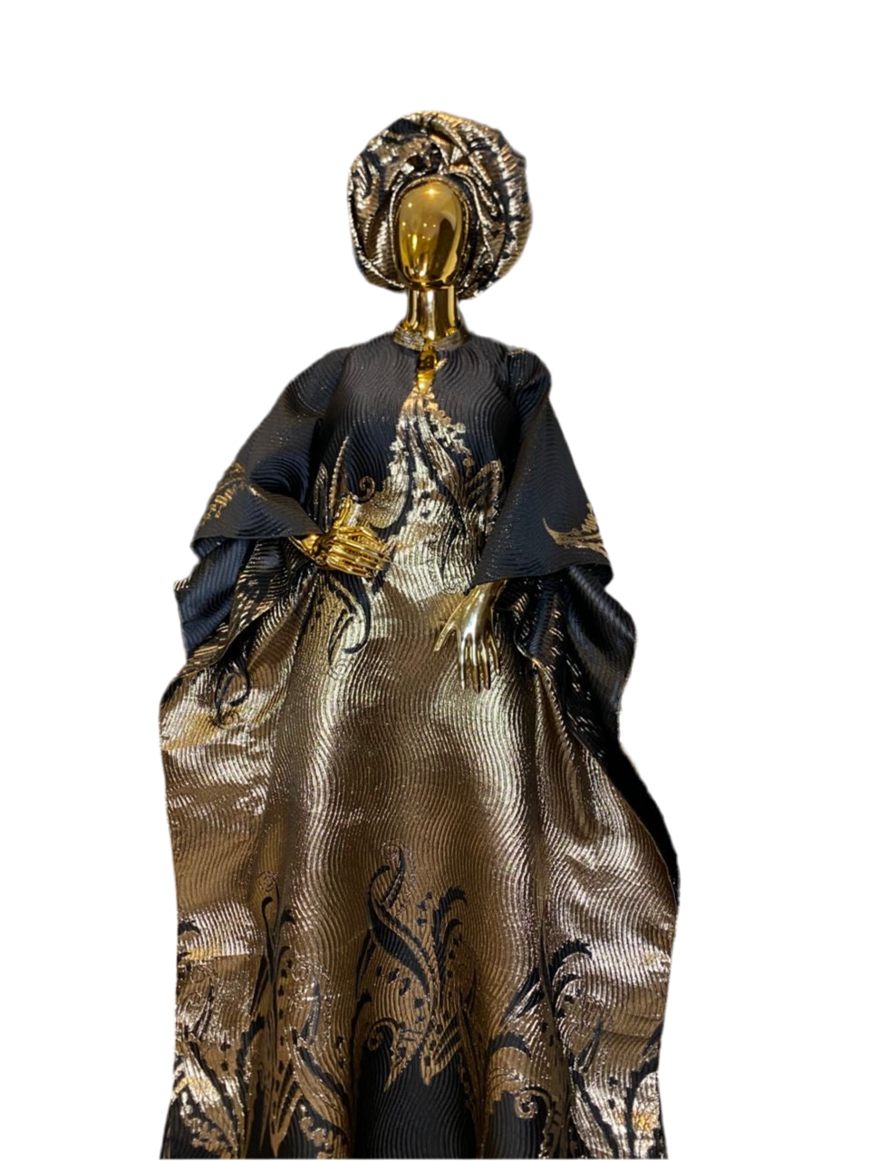 Adebisi Luxury Brocade Bubu with Scarf