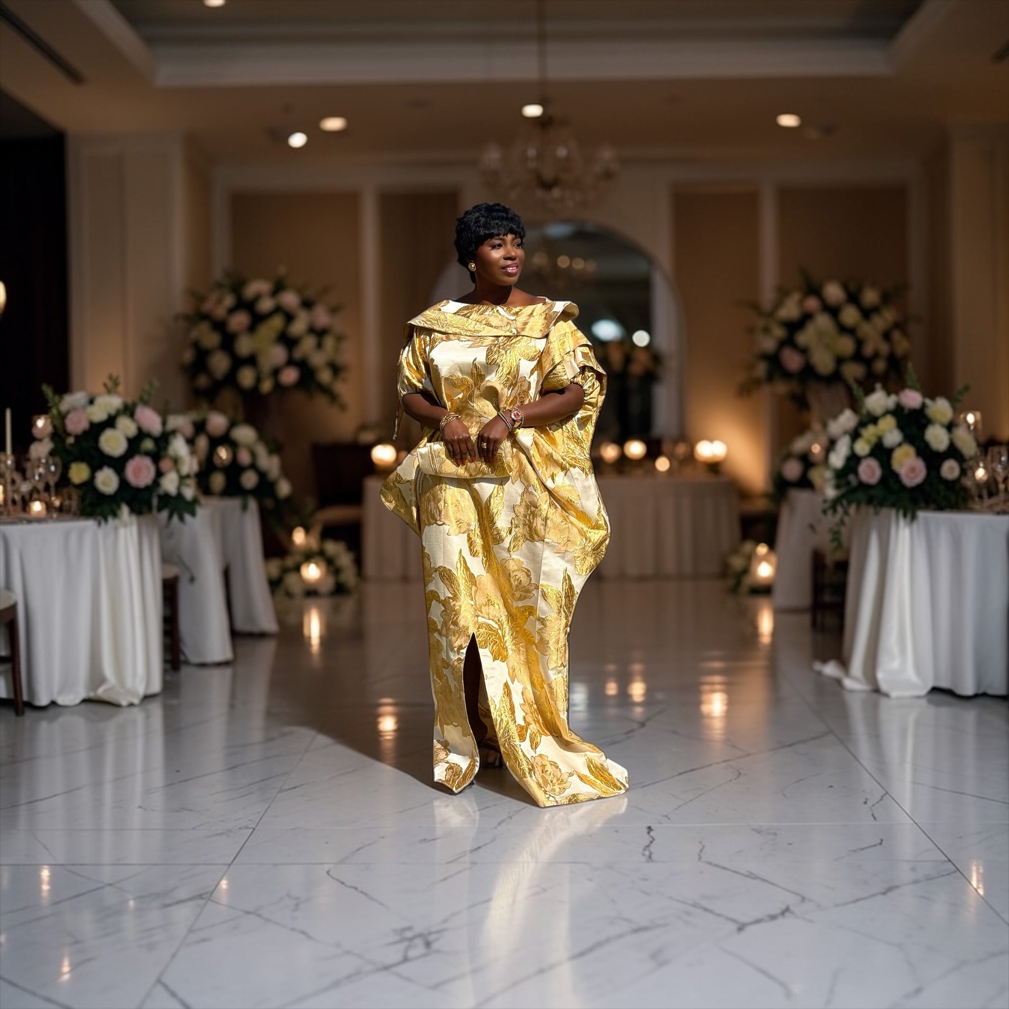 ZEINA LUXURY BROCADE BOUBOU