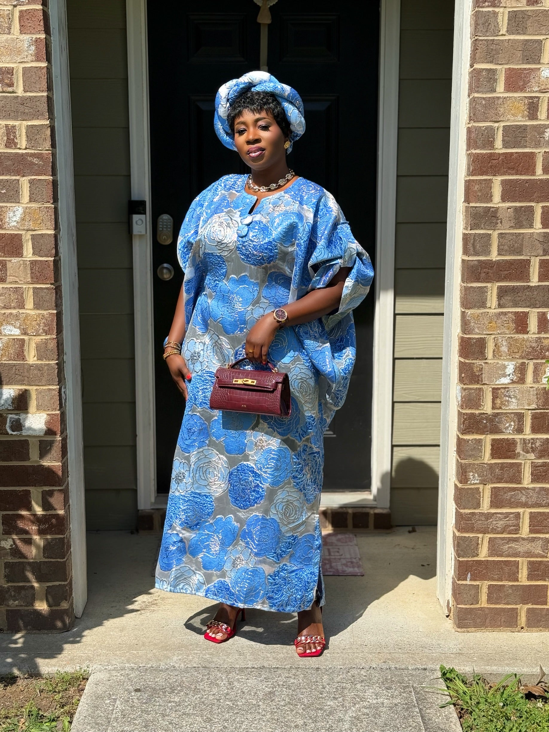 AMA ORGANZA BUBU  DRESS SET