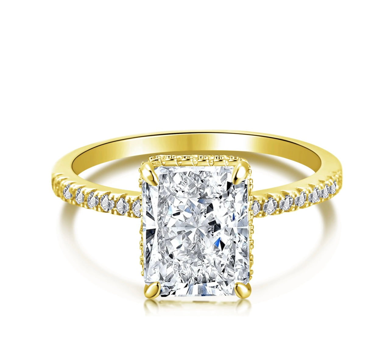 TROPHY WIFE RING (GOLD) STERLING SILVER