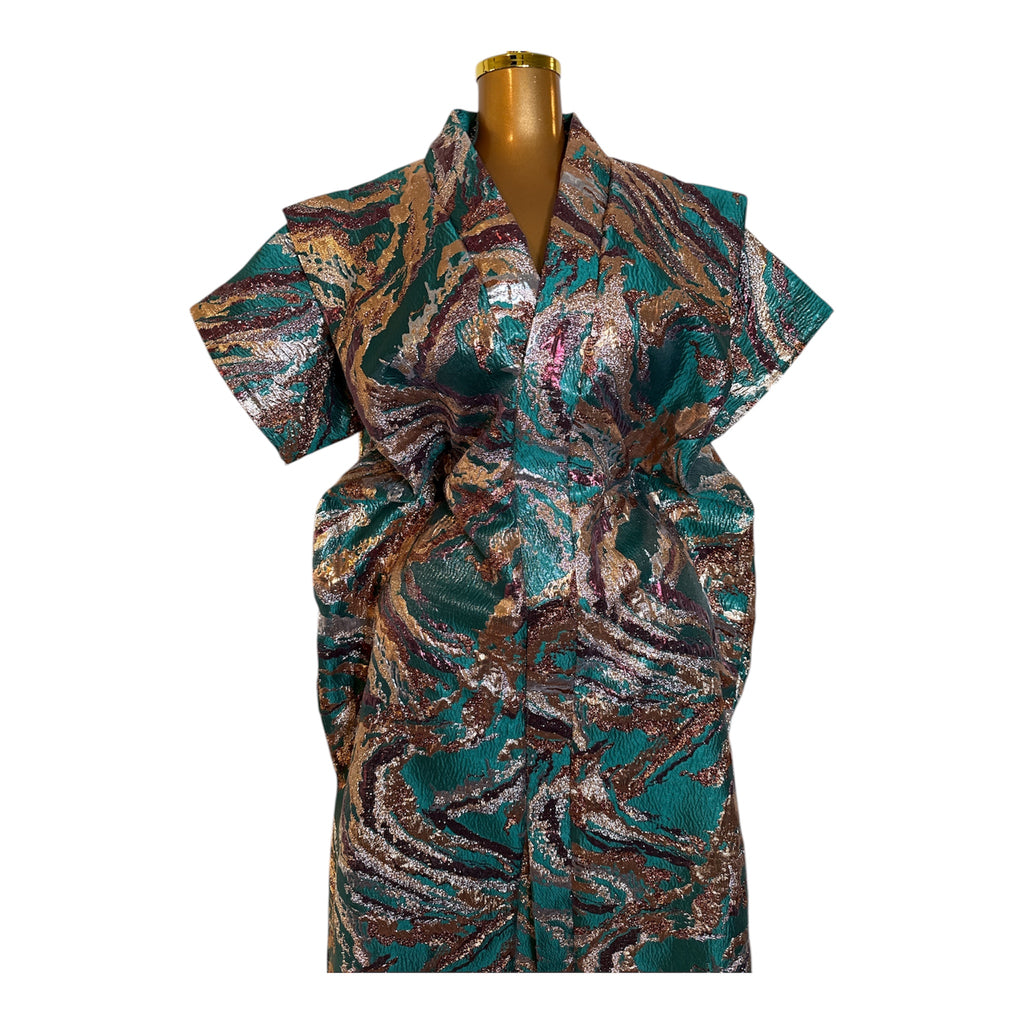Chick Luxury brocade boubou dress (petite)