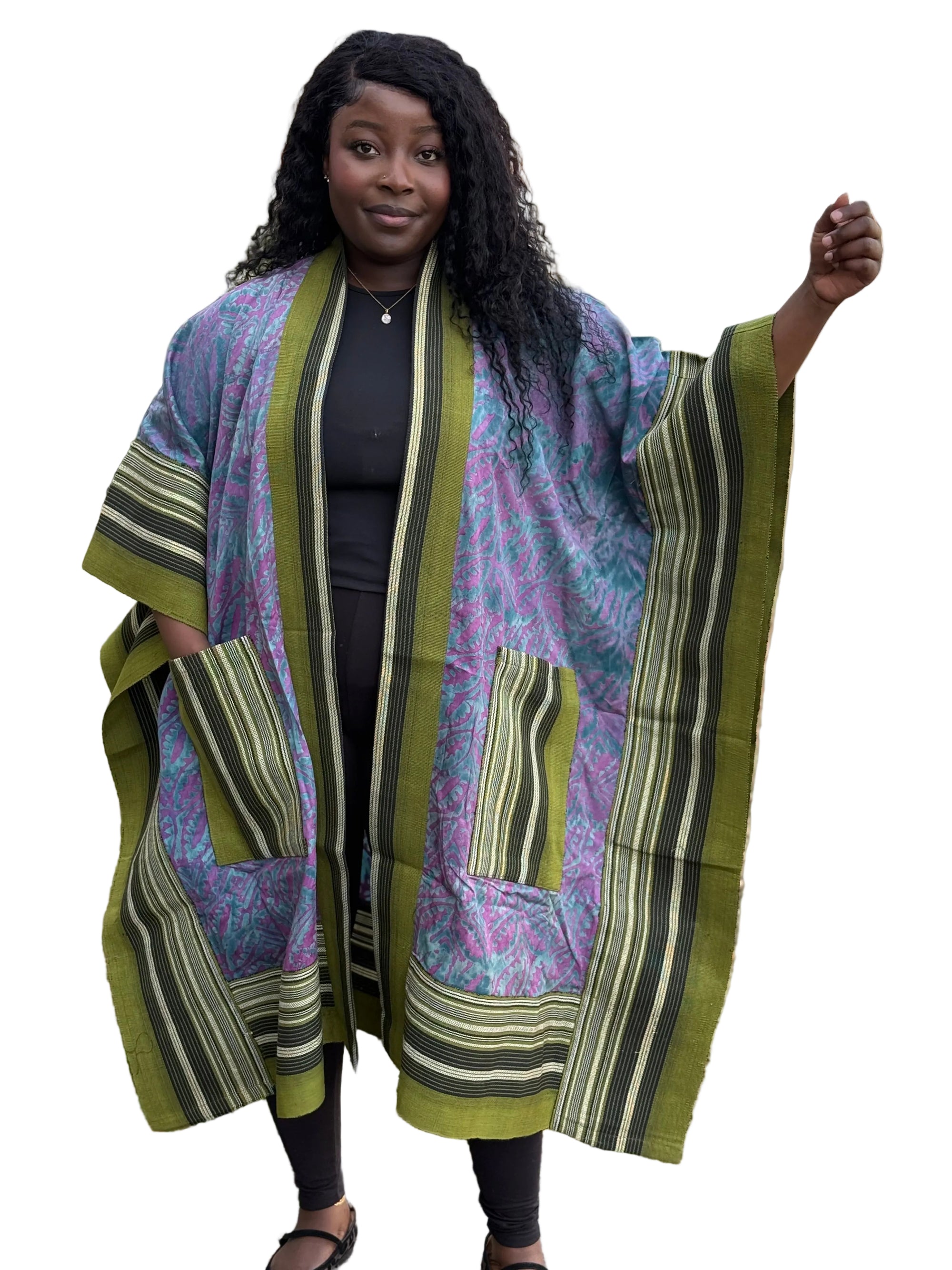 Imade Luxury Asoke and Ankara kimono