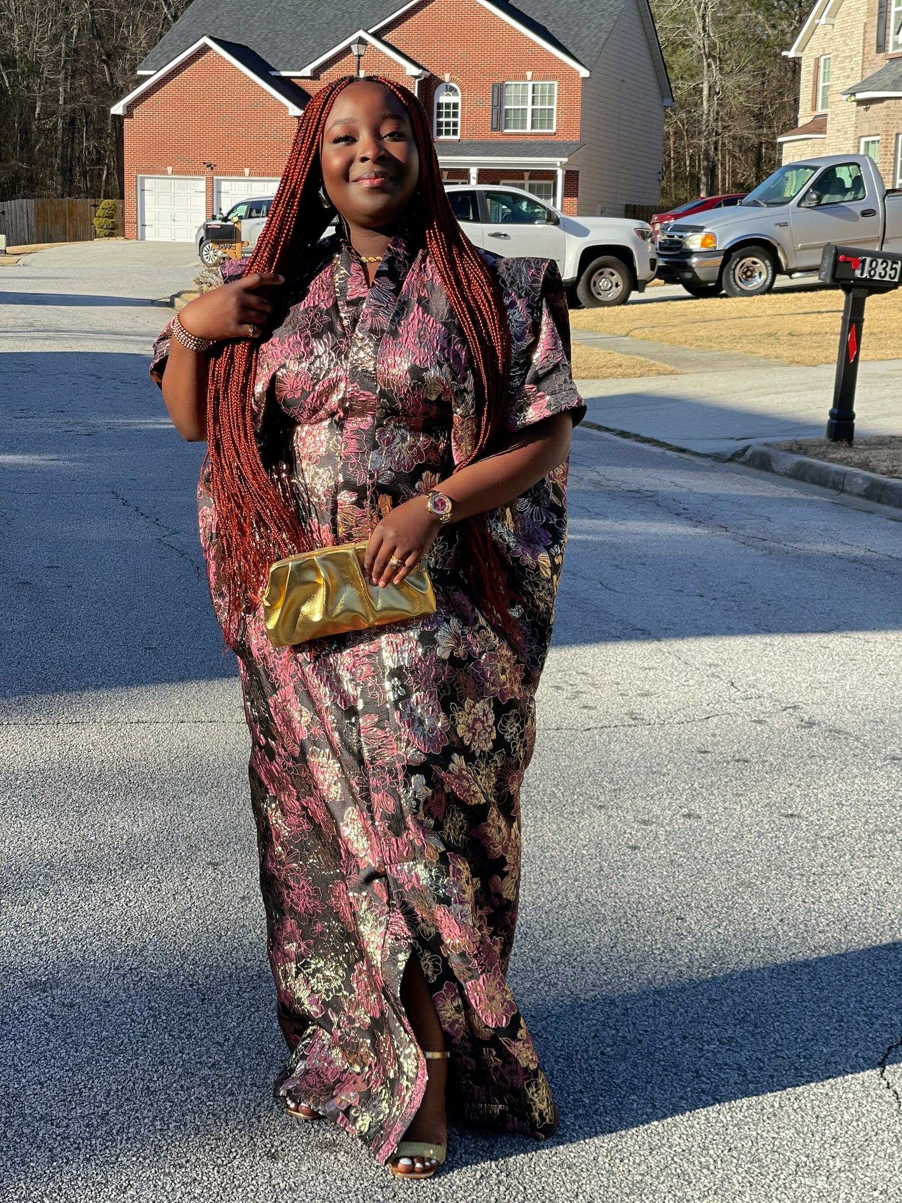 AFRICAN BUBU DRESS | RICH AUNTY VIBES | NIGERIAN BOUBOU