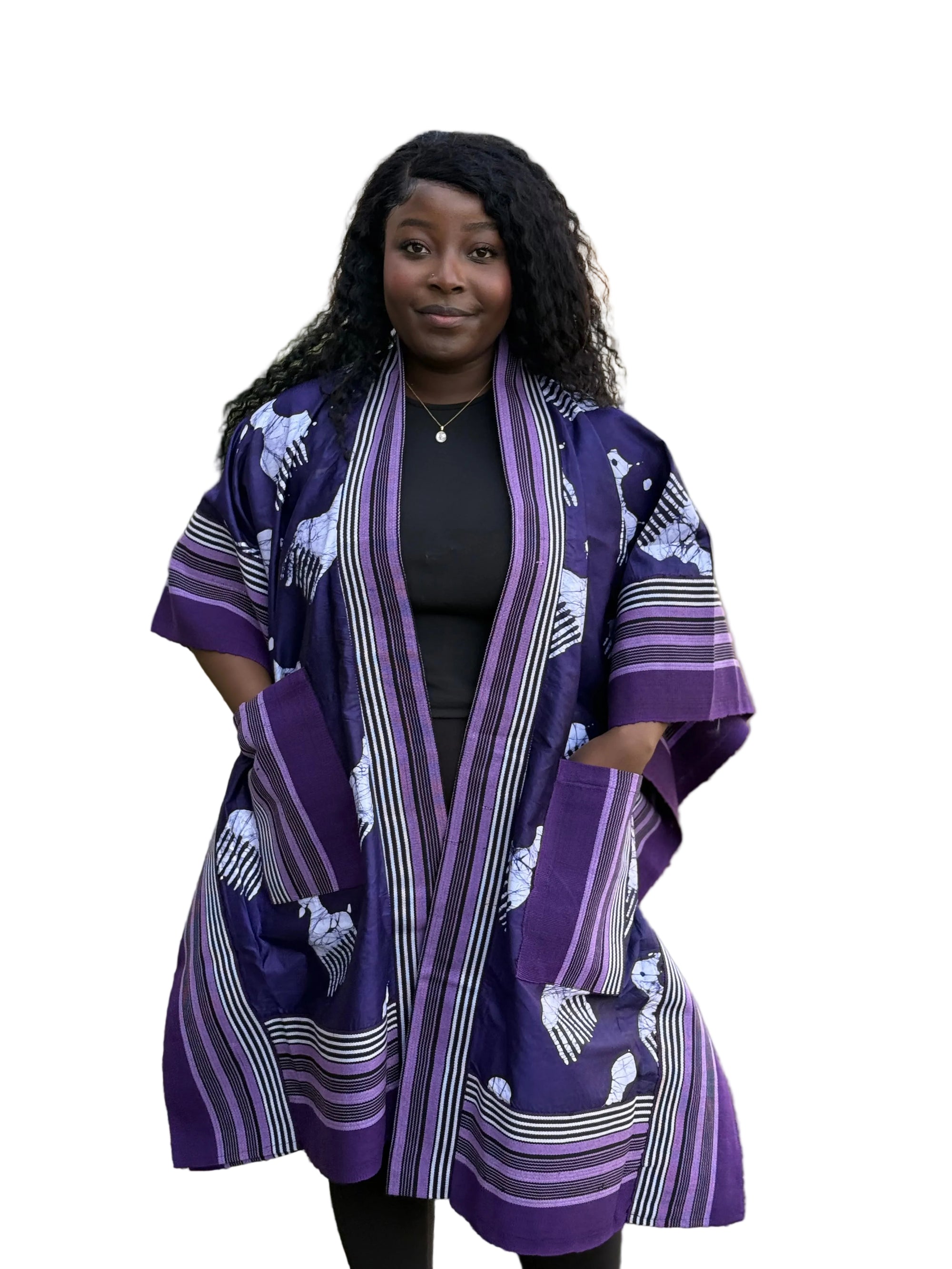 Imade Luxury Asoke and Ankara kimono