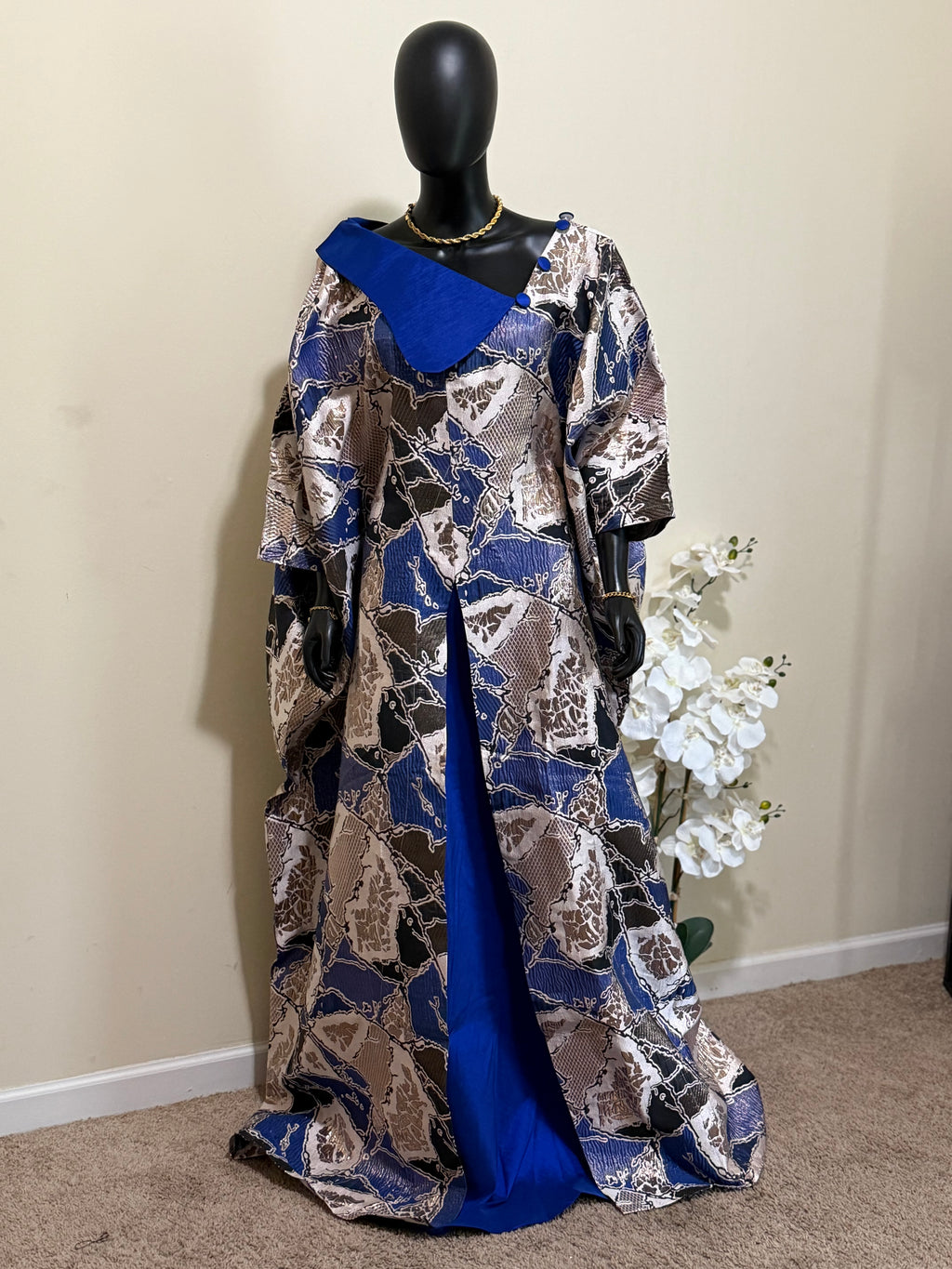 Obianuju Regal Bubu – Brocade & Taffeta Elegance