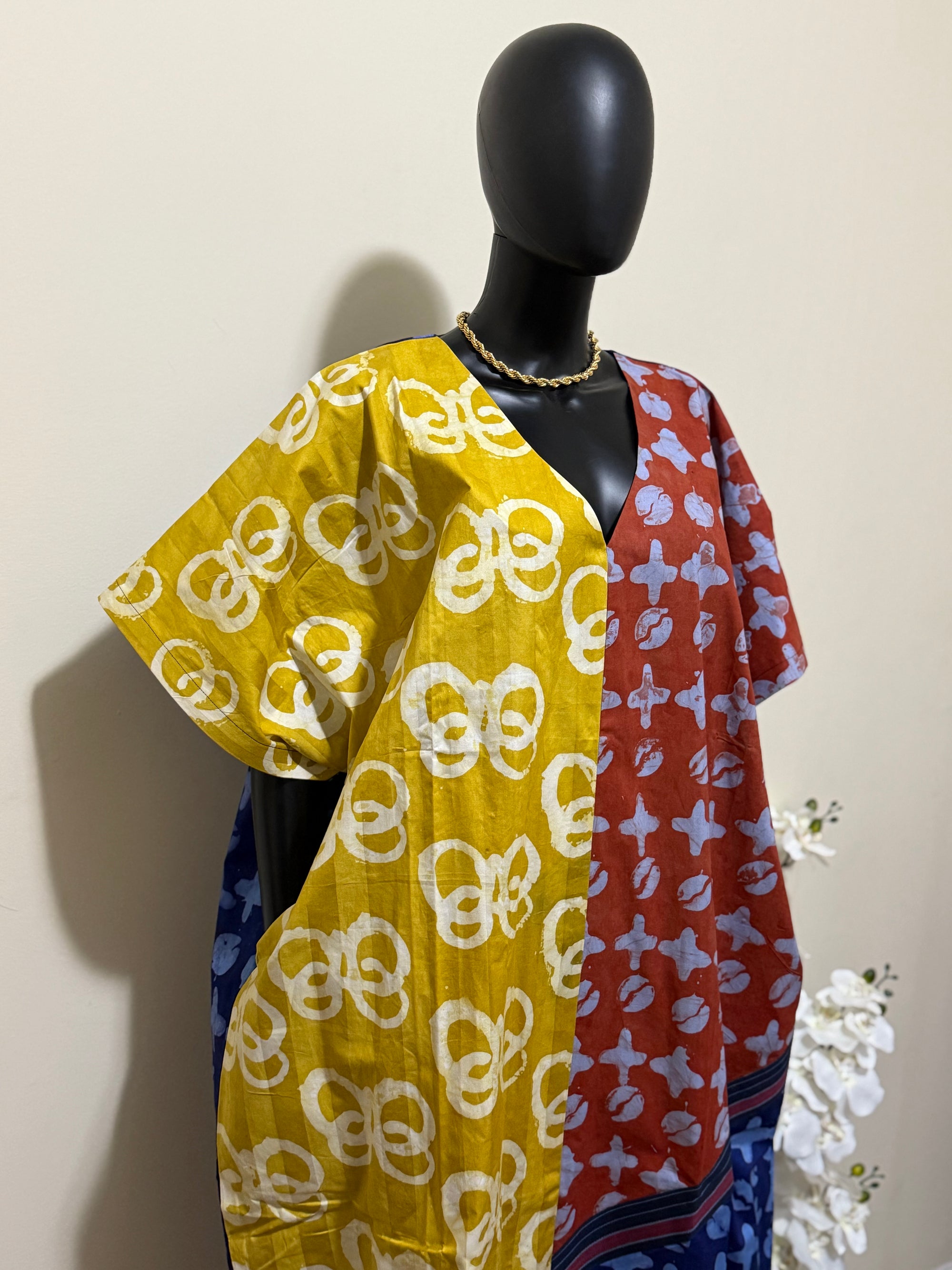 Nadia Mixed Adire and ASOKE Bubu dress 0.4