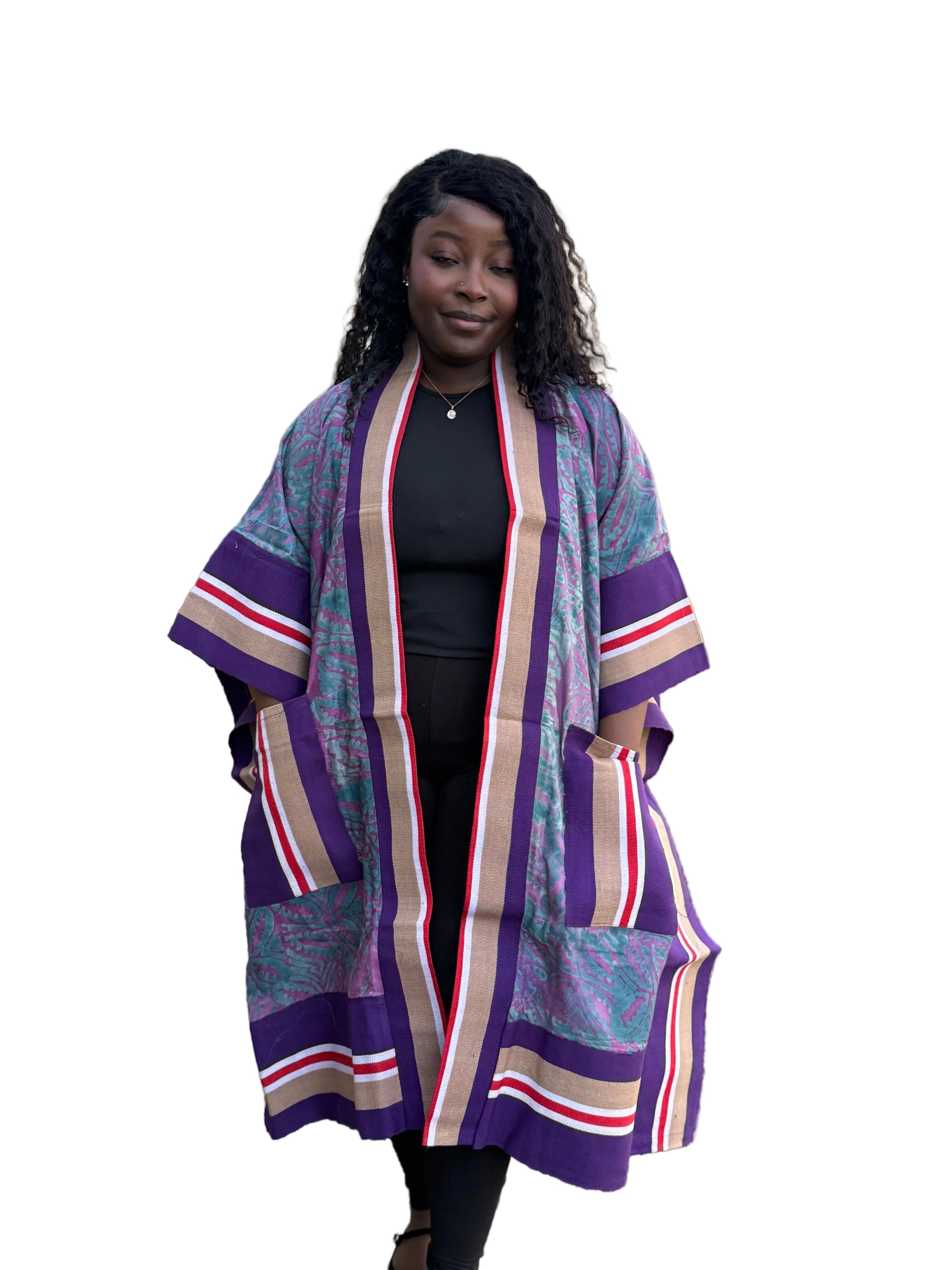 Imade Luxury Asoke and Ankara kimono